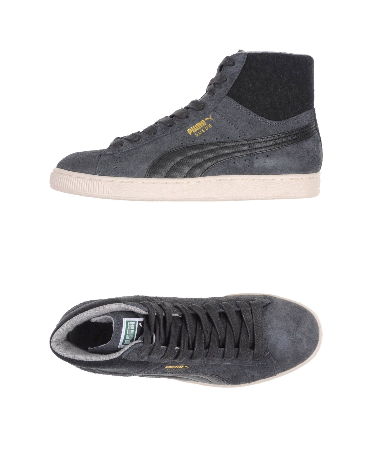 puma grey high tops