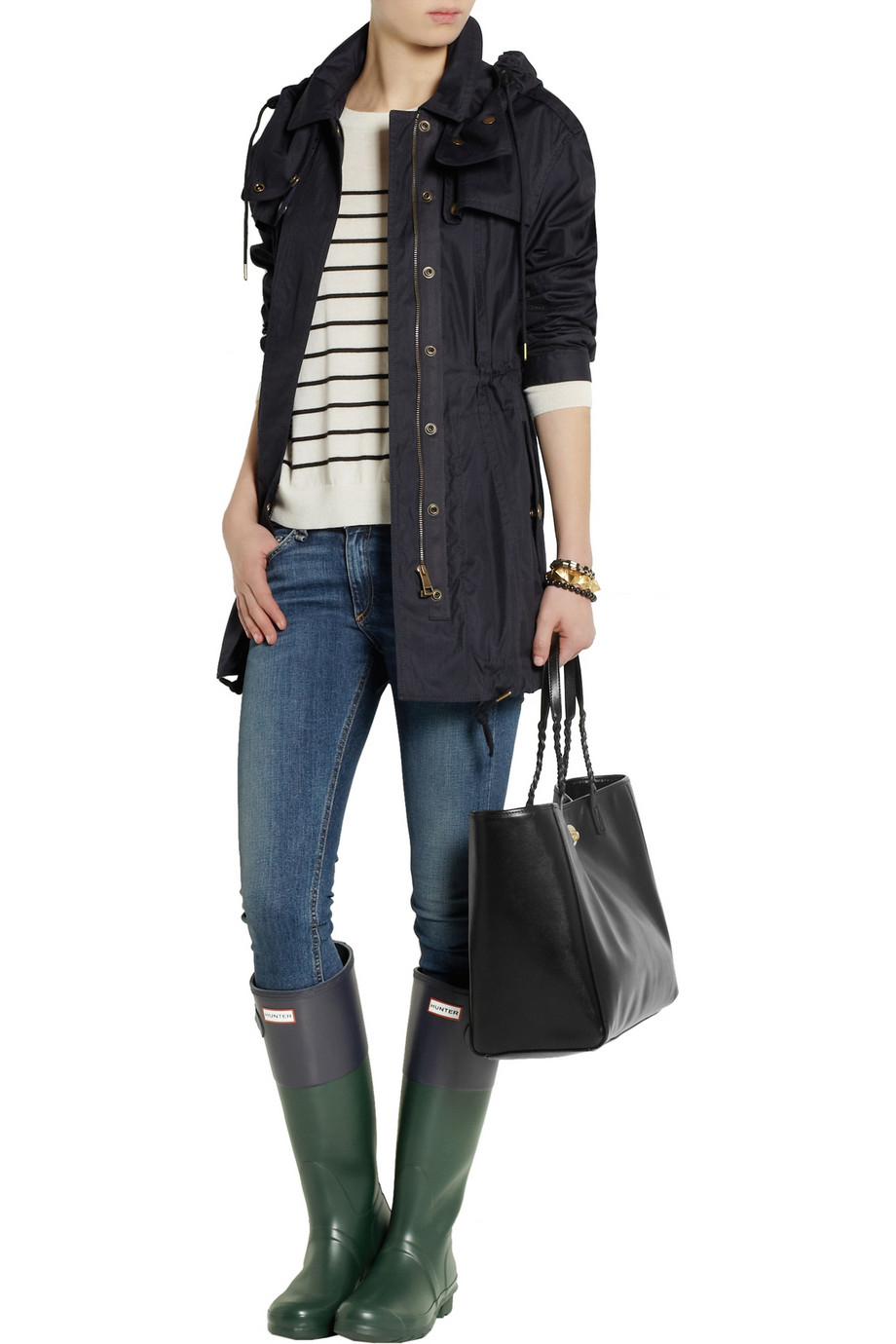 hunter original green womens boots