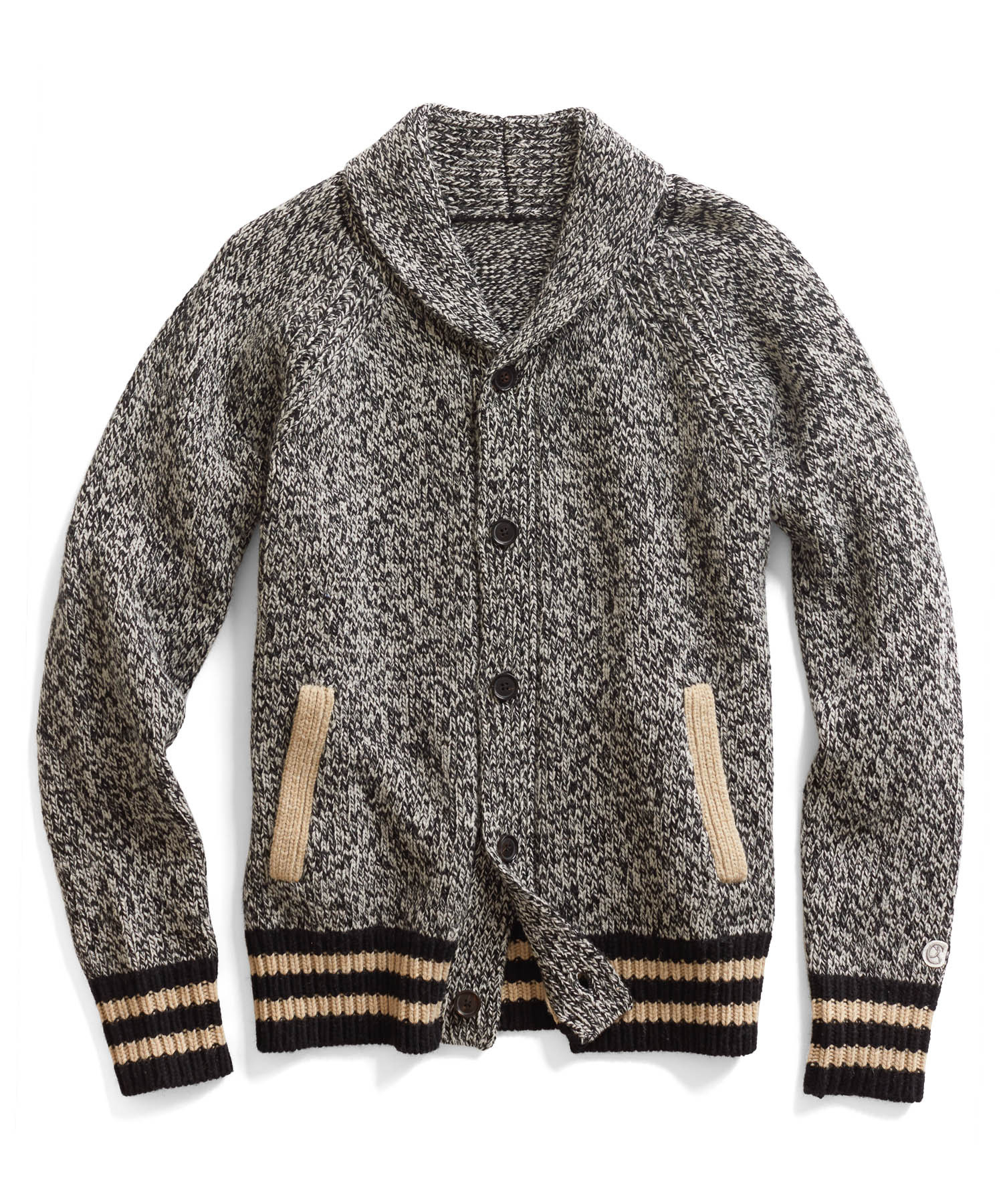 Todd snyder Baseball Jacket Sweater in Gray for Men Lyst