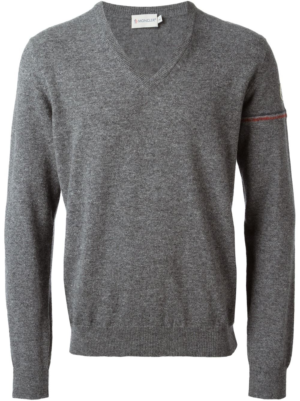 grey moncler jumper