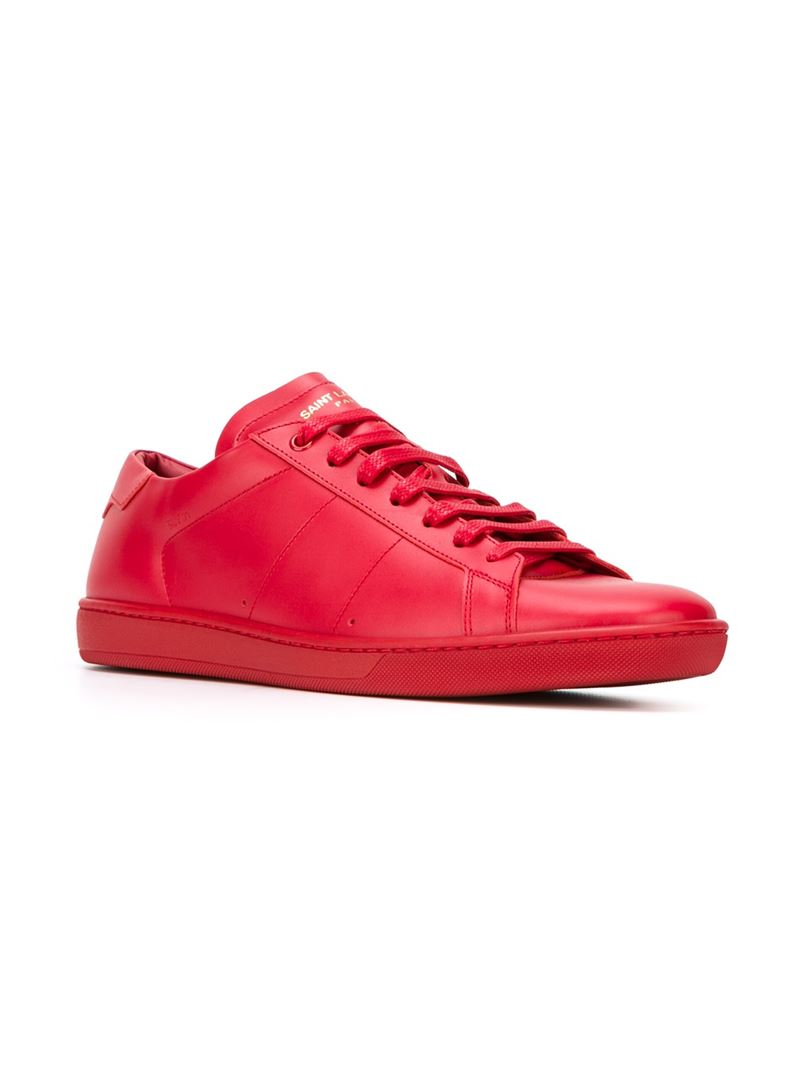 Lyst - Saint Laurent 'Court Classic' Sneakers in Red for Men