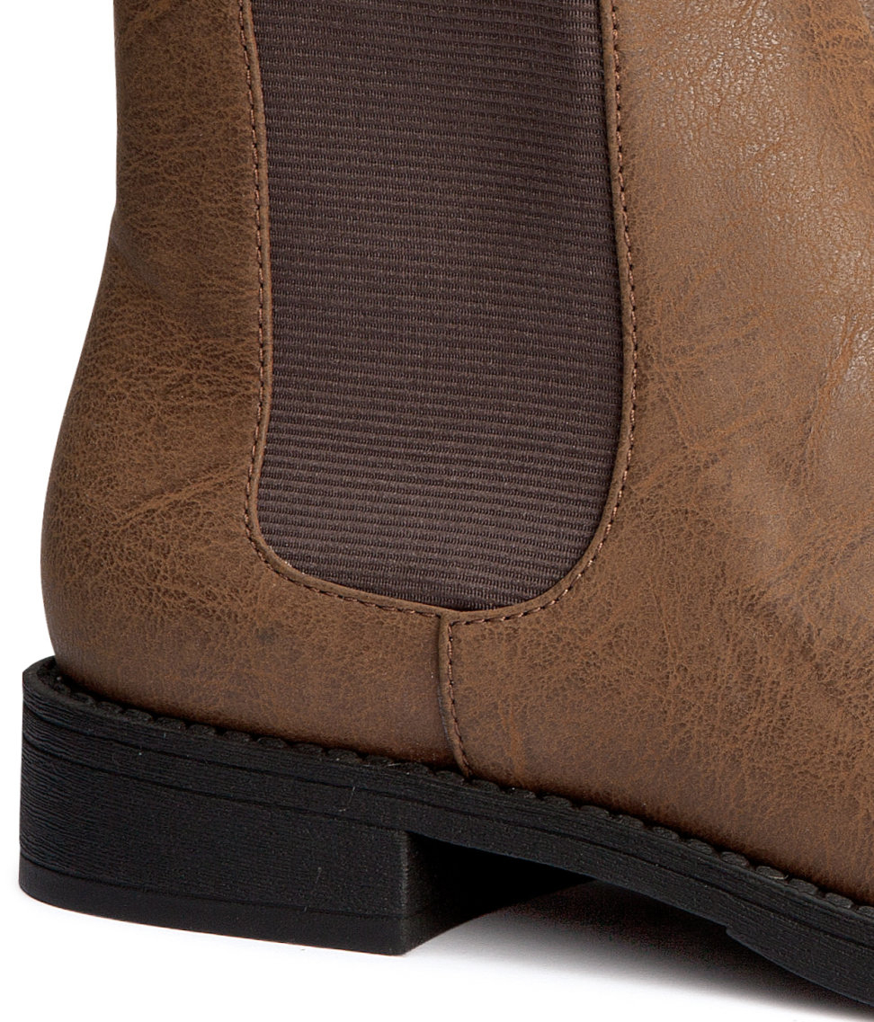 brown boots h&m