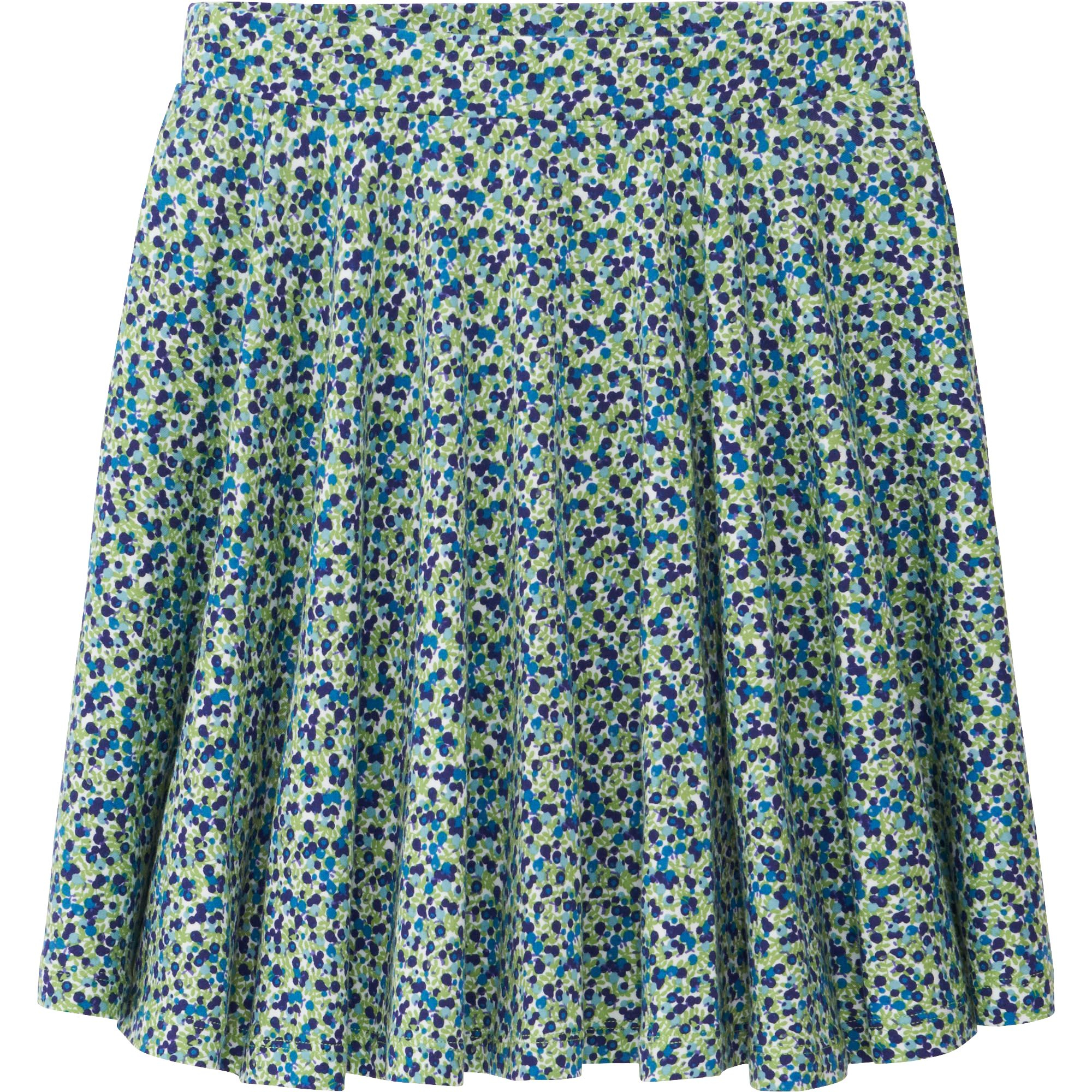 uniqlo green pleated skirt