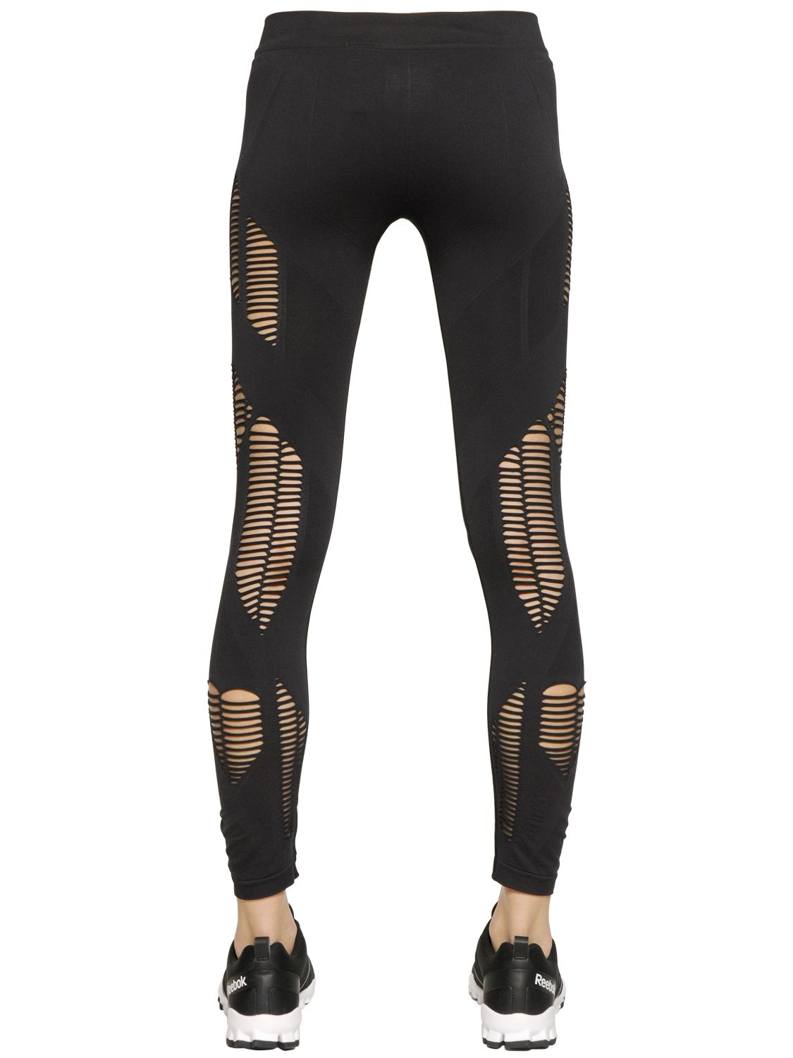 Reebok Dance Seamless Cutout Leggings in Black Lyst