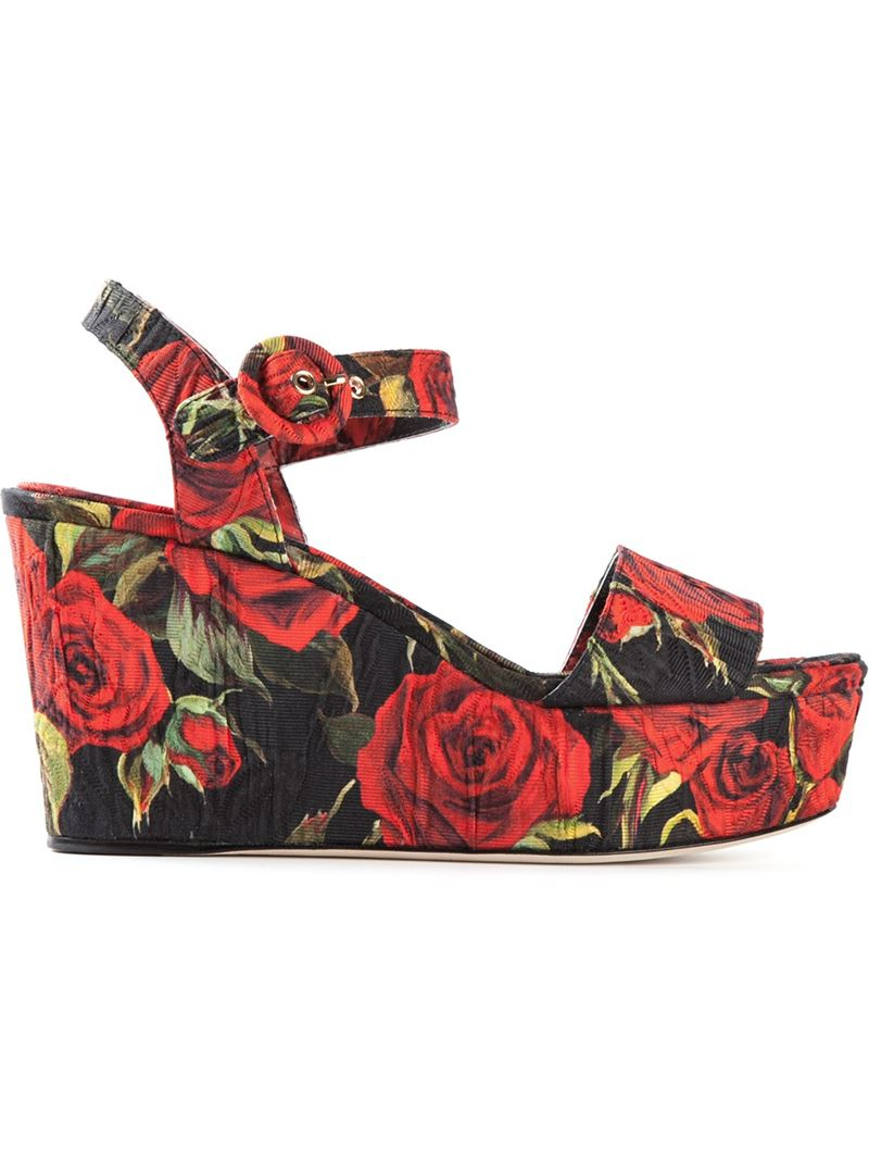 red rose sandals