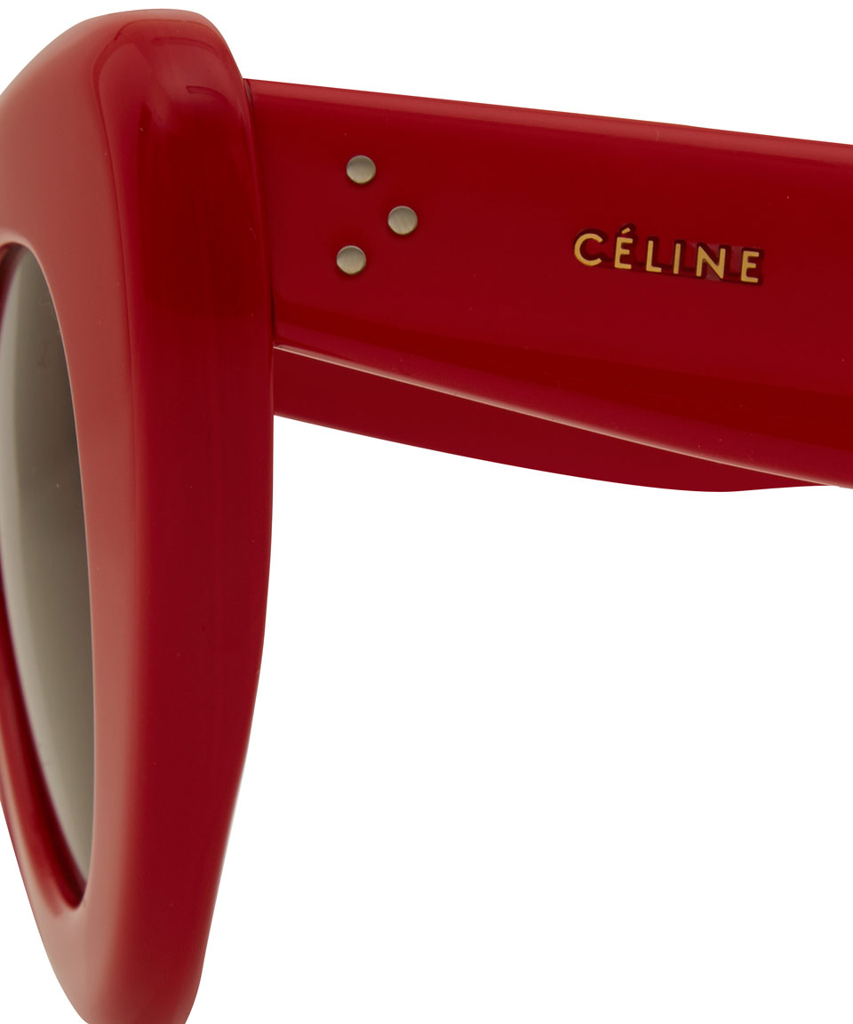 celine red cat eye sunglasses