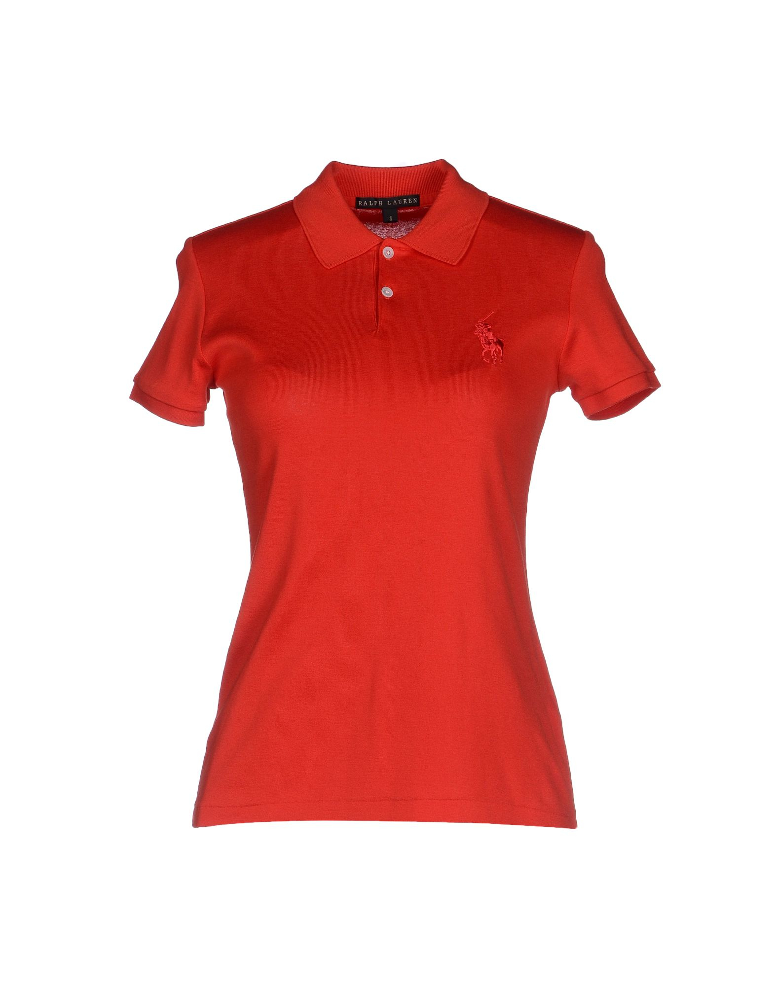 Ralph lauren black label Polo Shirt in Red | Lyst