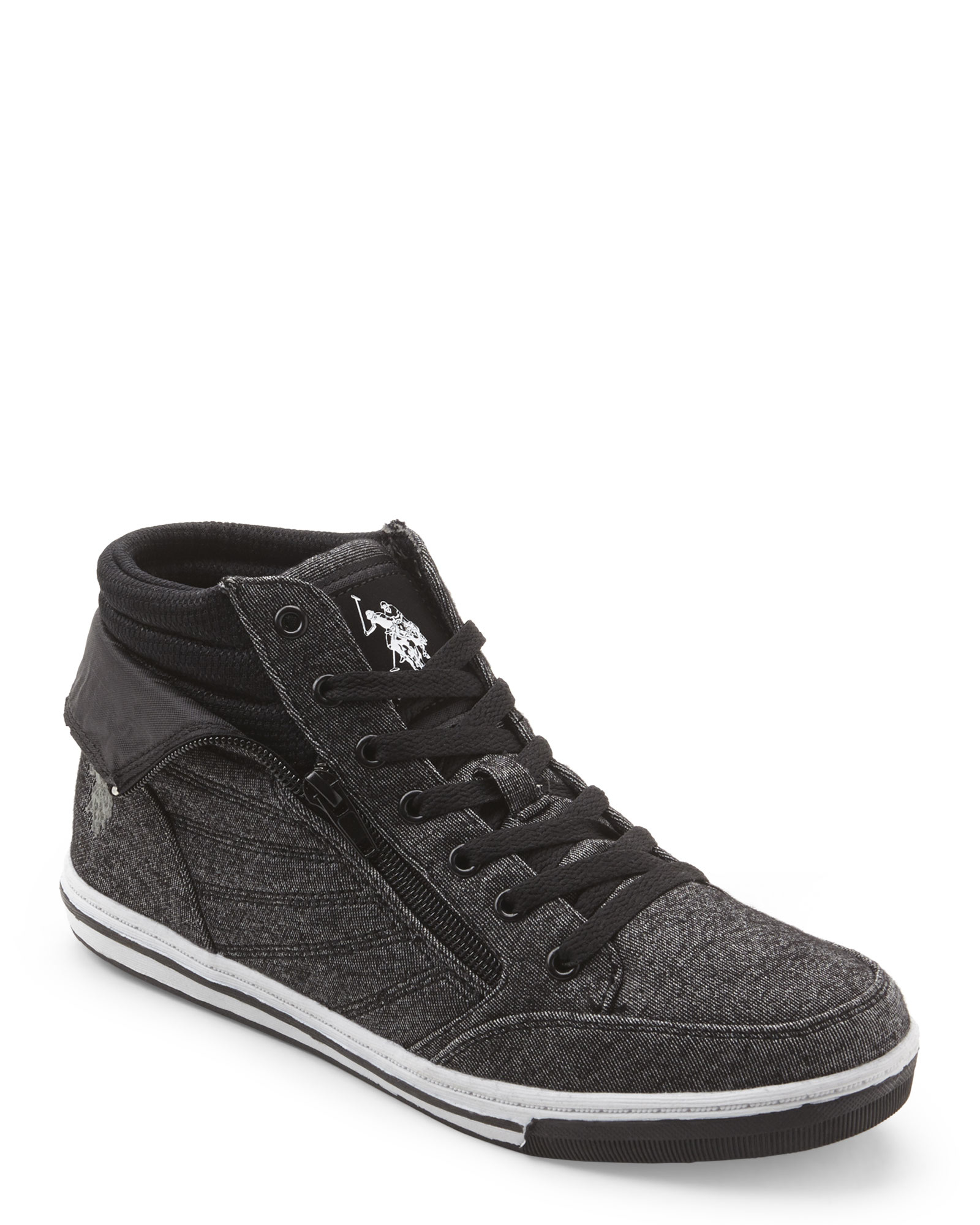 us polo high top sneakers