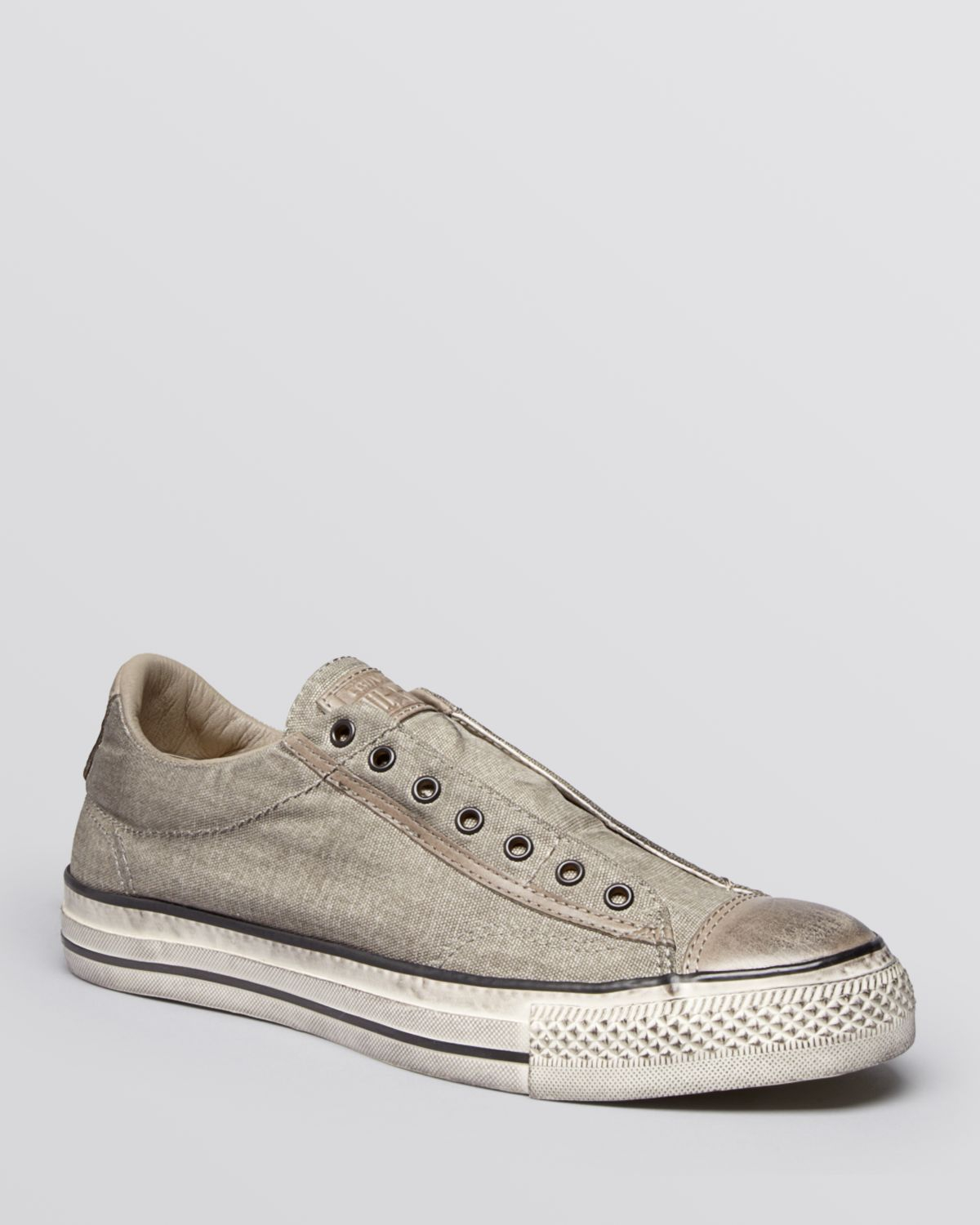 leather laceless converse