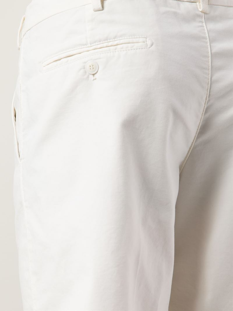 Loro Piana Chino Shorts in White for Men | Lyst