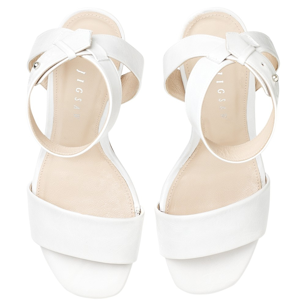 mia sandals white