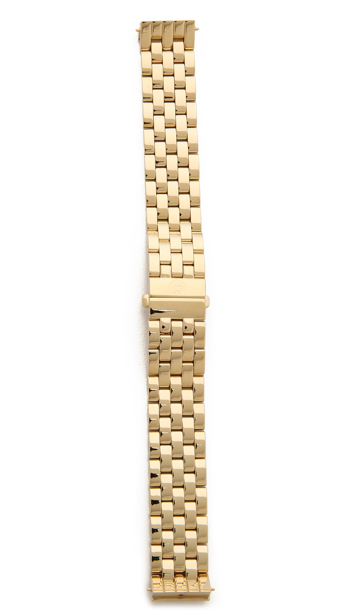 Michele Urban Mini 16Mm 5 Link Bracelet Watch Strap Gold in Metallic