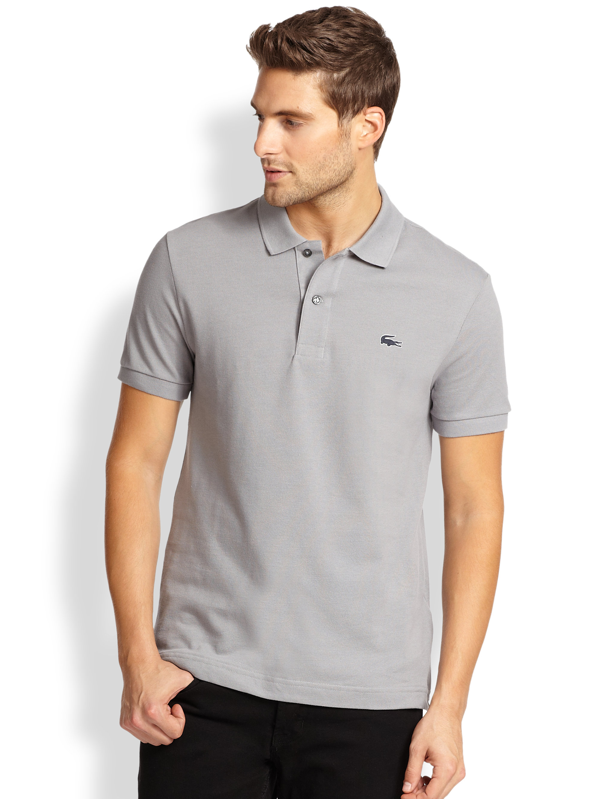 Lacoste Polo Shirt Grey Deals, 52% OFF | www.ingeniovirtual.com