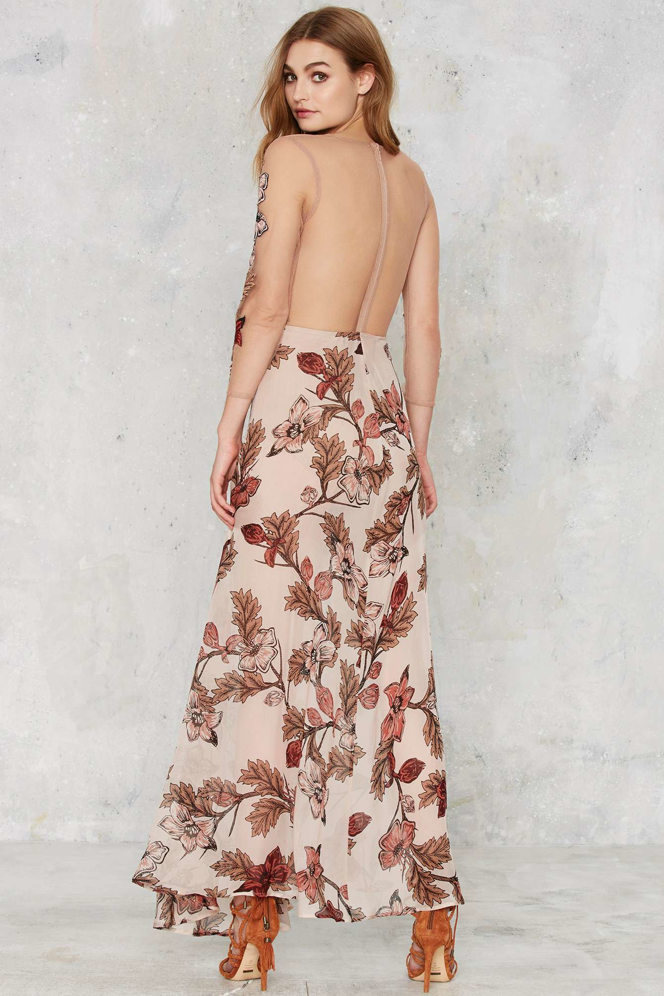 for love and lemons sierra maxi dress