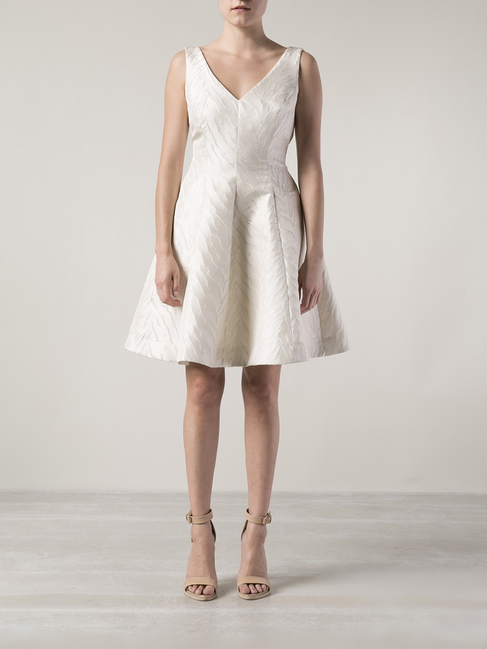 Jacquard white dress Clearance