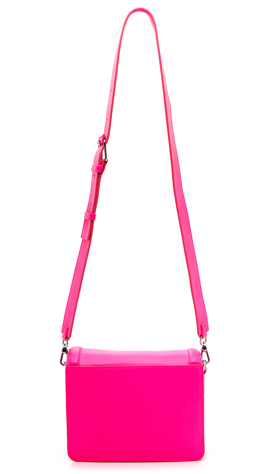 Marc By Marc Jacobs Top Schooly Messenger Bag Neon Pink - Lyst