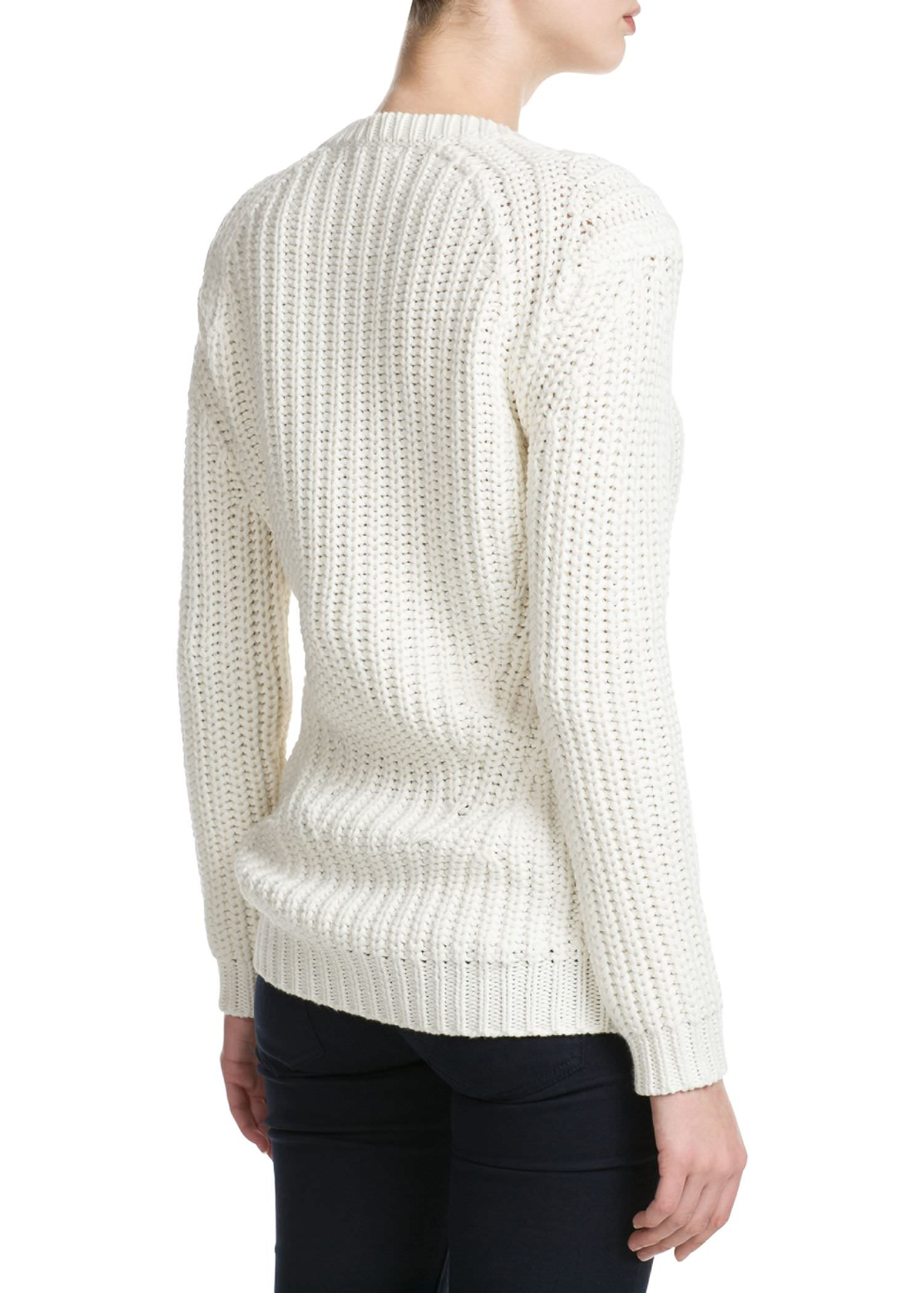 mango white cardigan