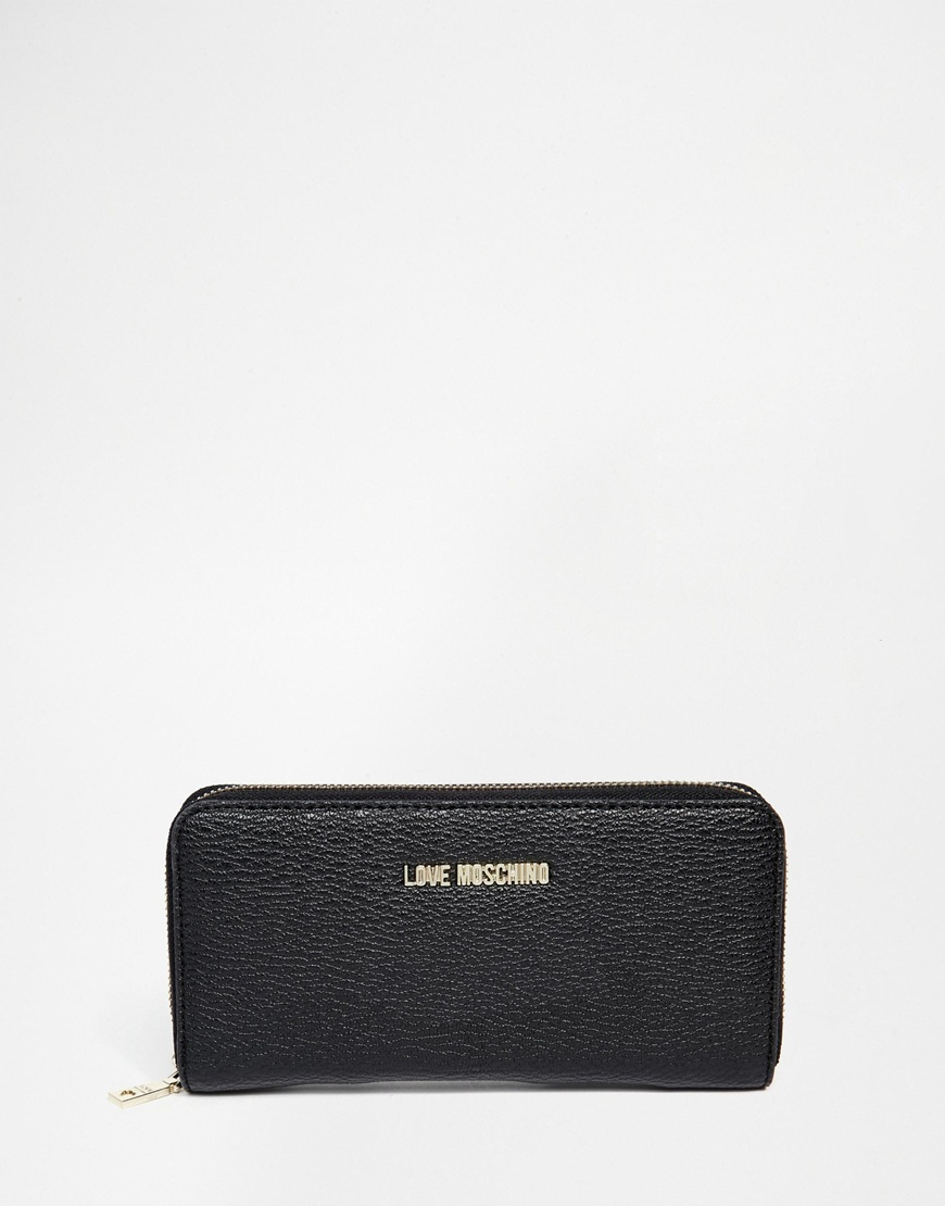 black moschino purse