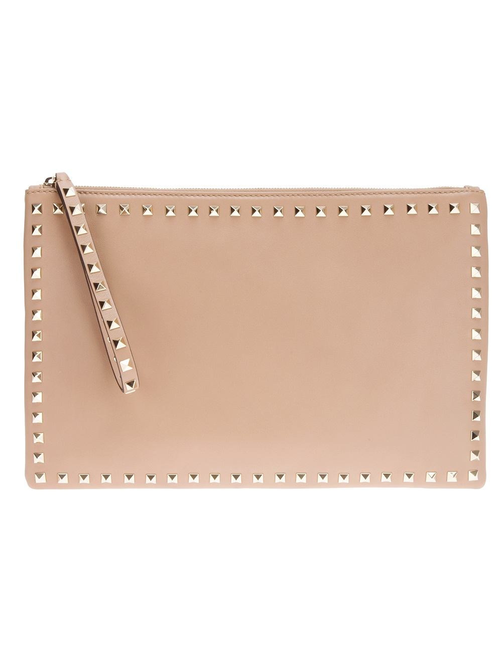 valentino clutch beige