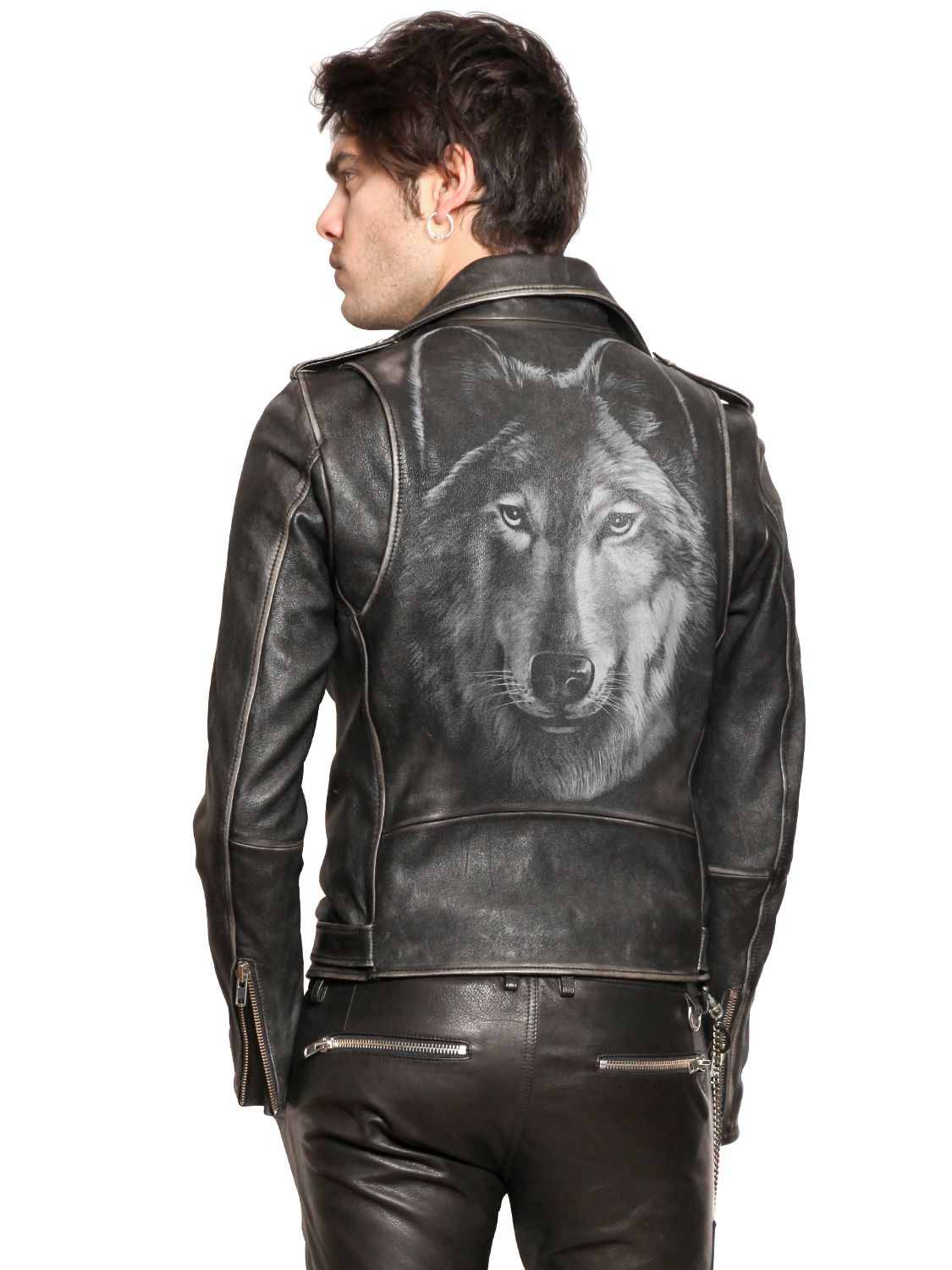 Wolf store biker jacket