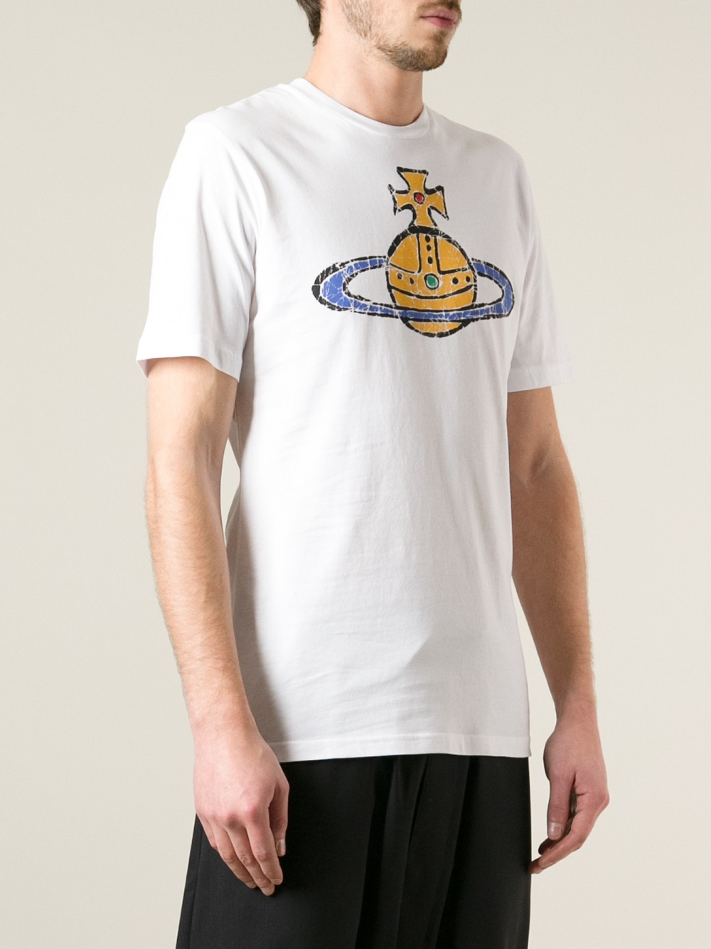 vivienne westwood v neck t shirt