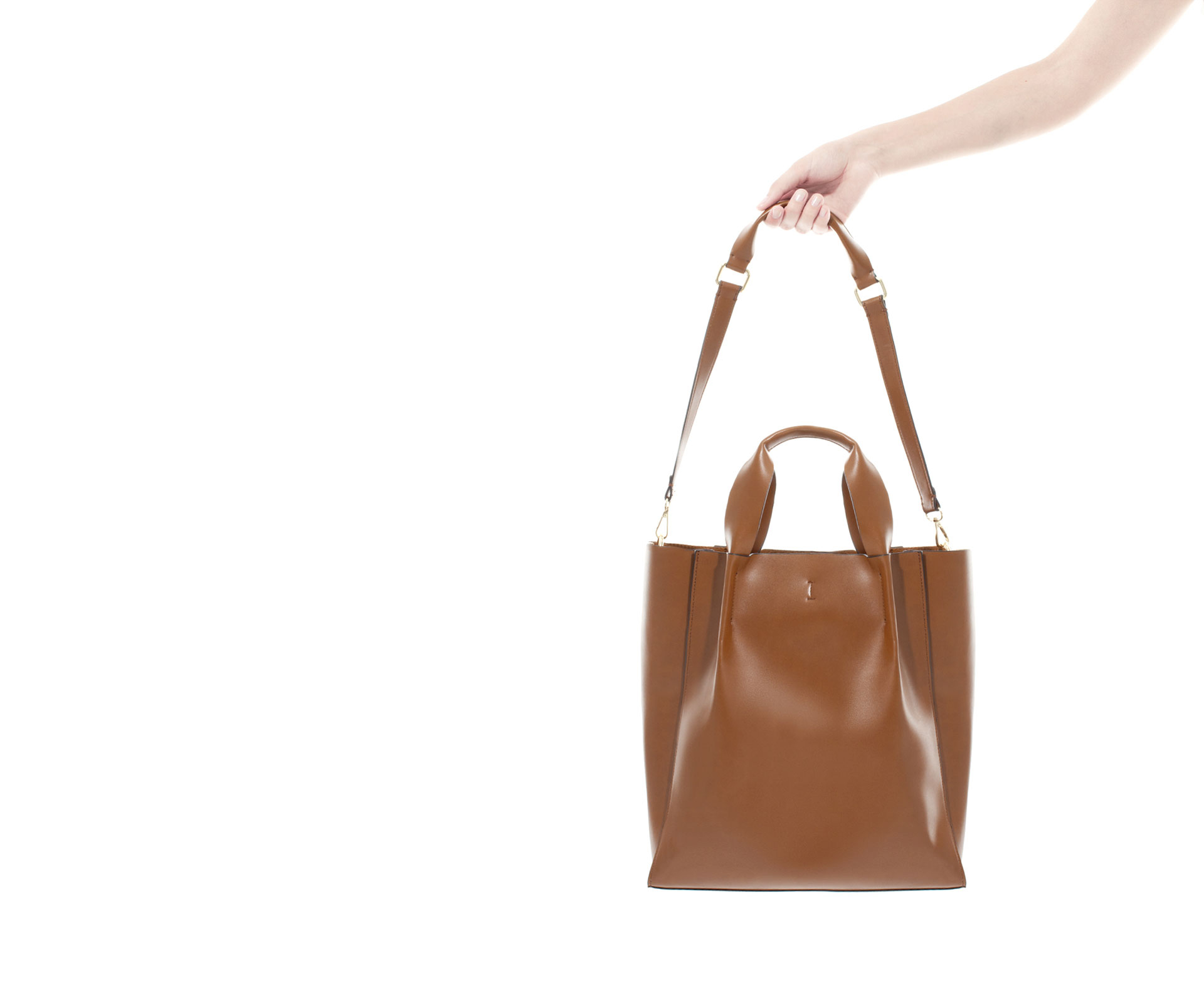 Zara Shopper Bag in Brown Lyst