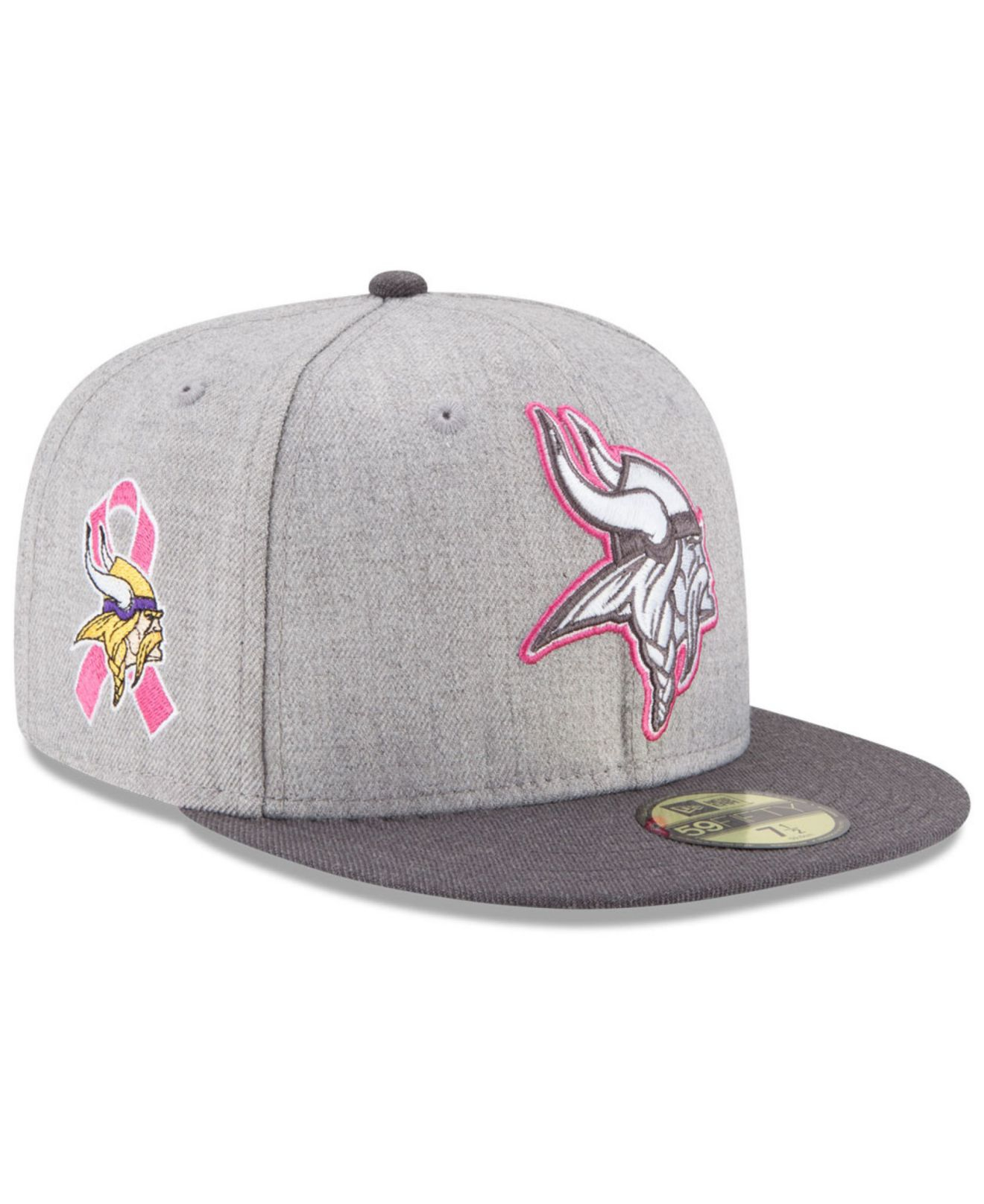 Ktz Minnesota Vikings 15 a 59fifty Cap In Gray Pink Gray For Men Lyst Ktz Minnesota Vikings 15 a 59fifty Cap In Gray Pink Gray For Men Lyst
