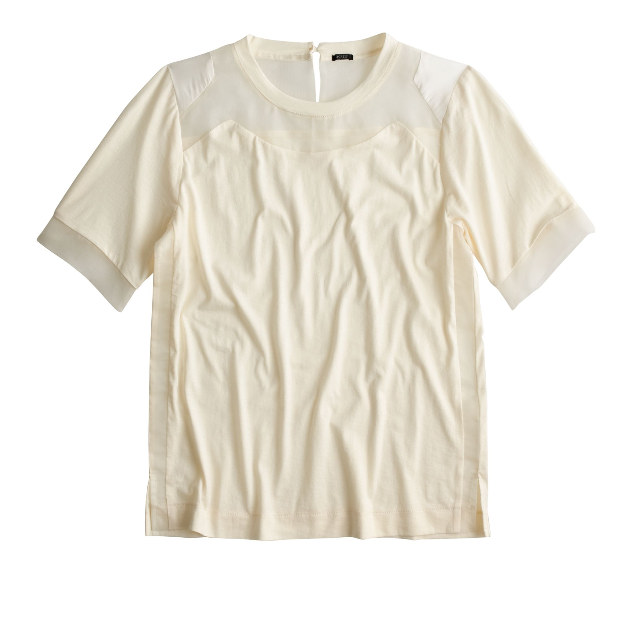 j crew white t shirts