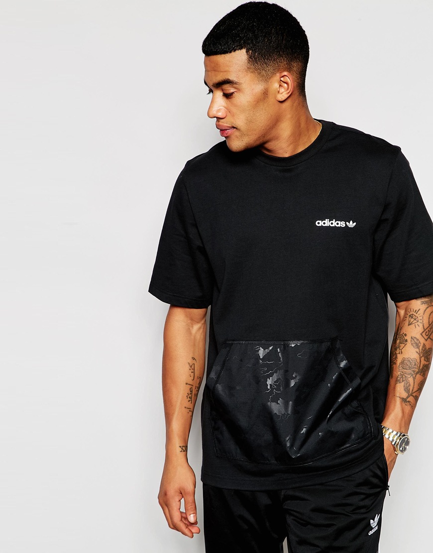 adidas longline t shirt mens