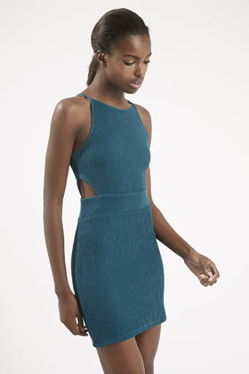 topshop teal dress