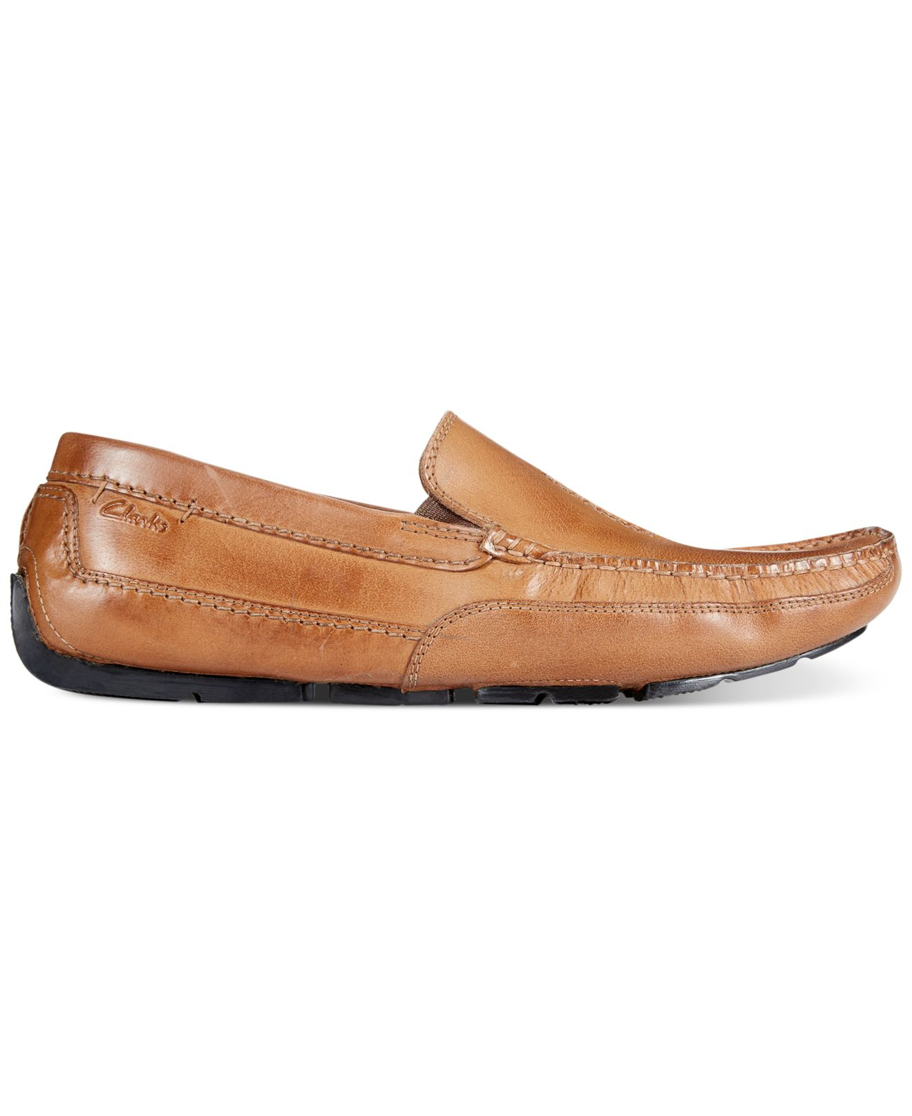 Clarks Ashmont Race Drivers in Tan Leather (Natural) for Men | Lyst