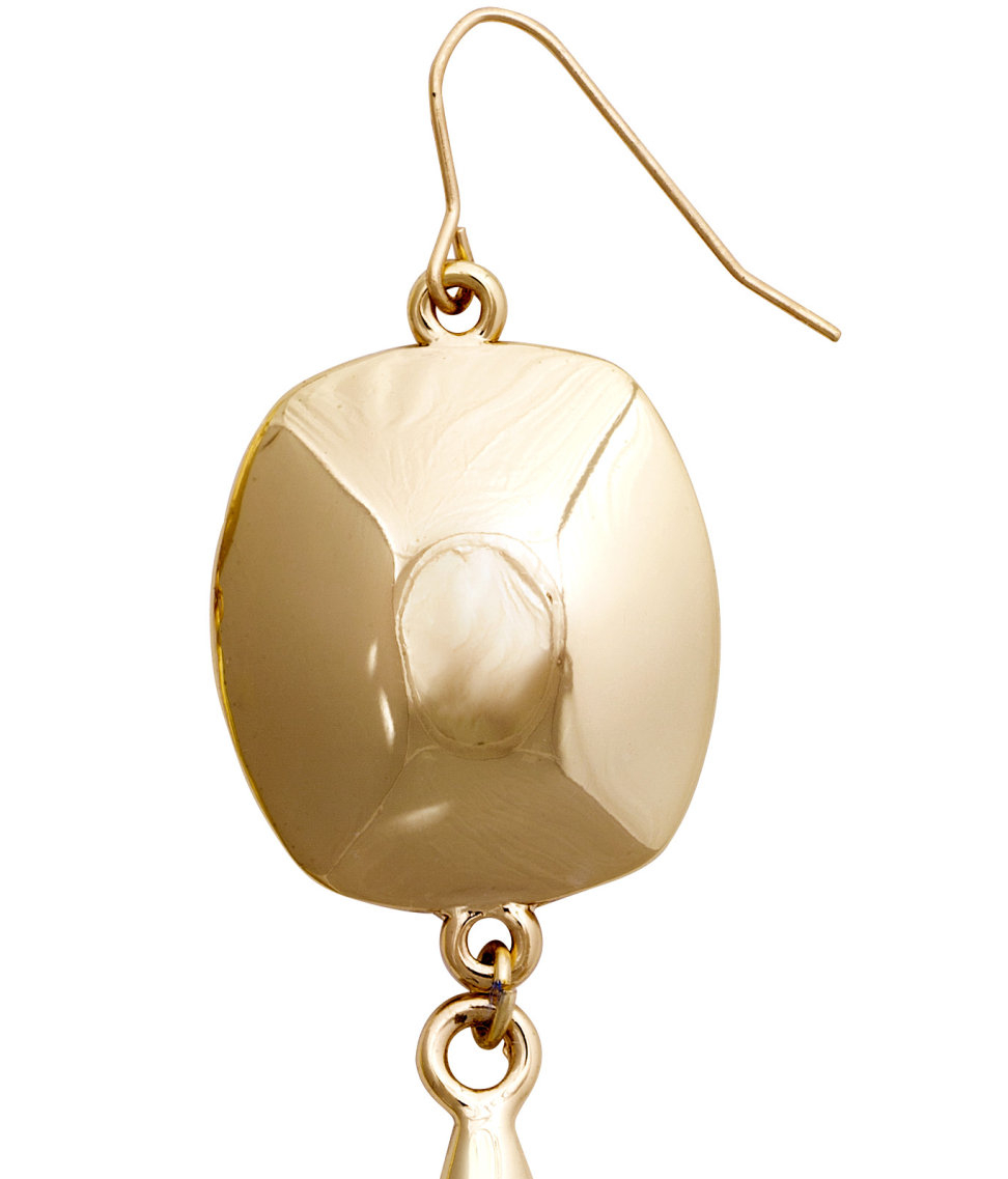 H&m Long Earrings in Metallic Lyst