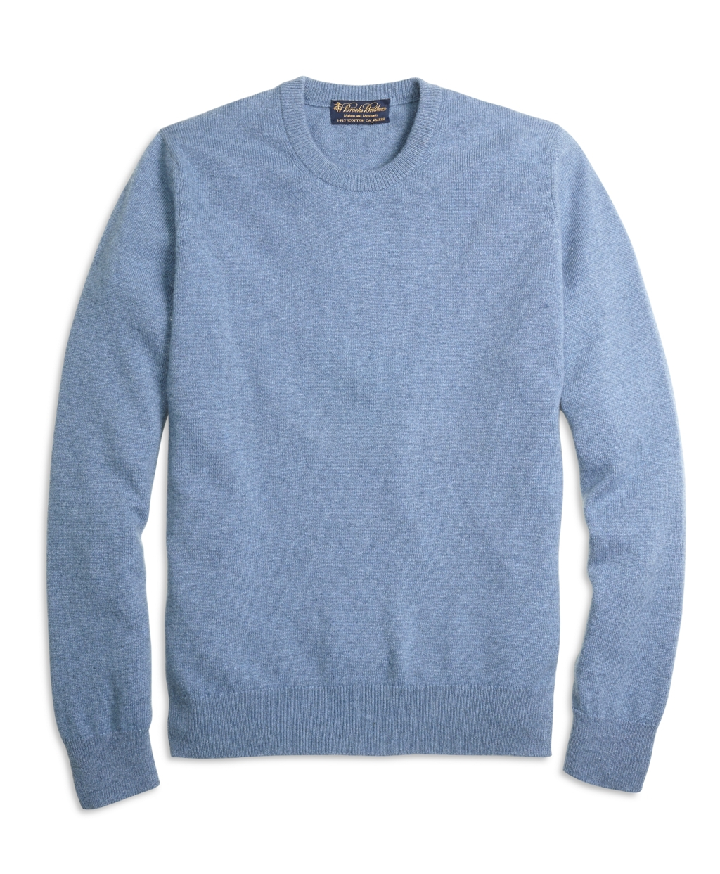Lyst - Brooks Brothers Cashmere Crewneck Sweater in Blue for Men