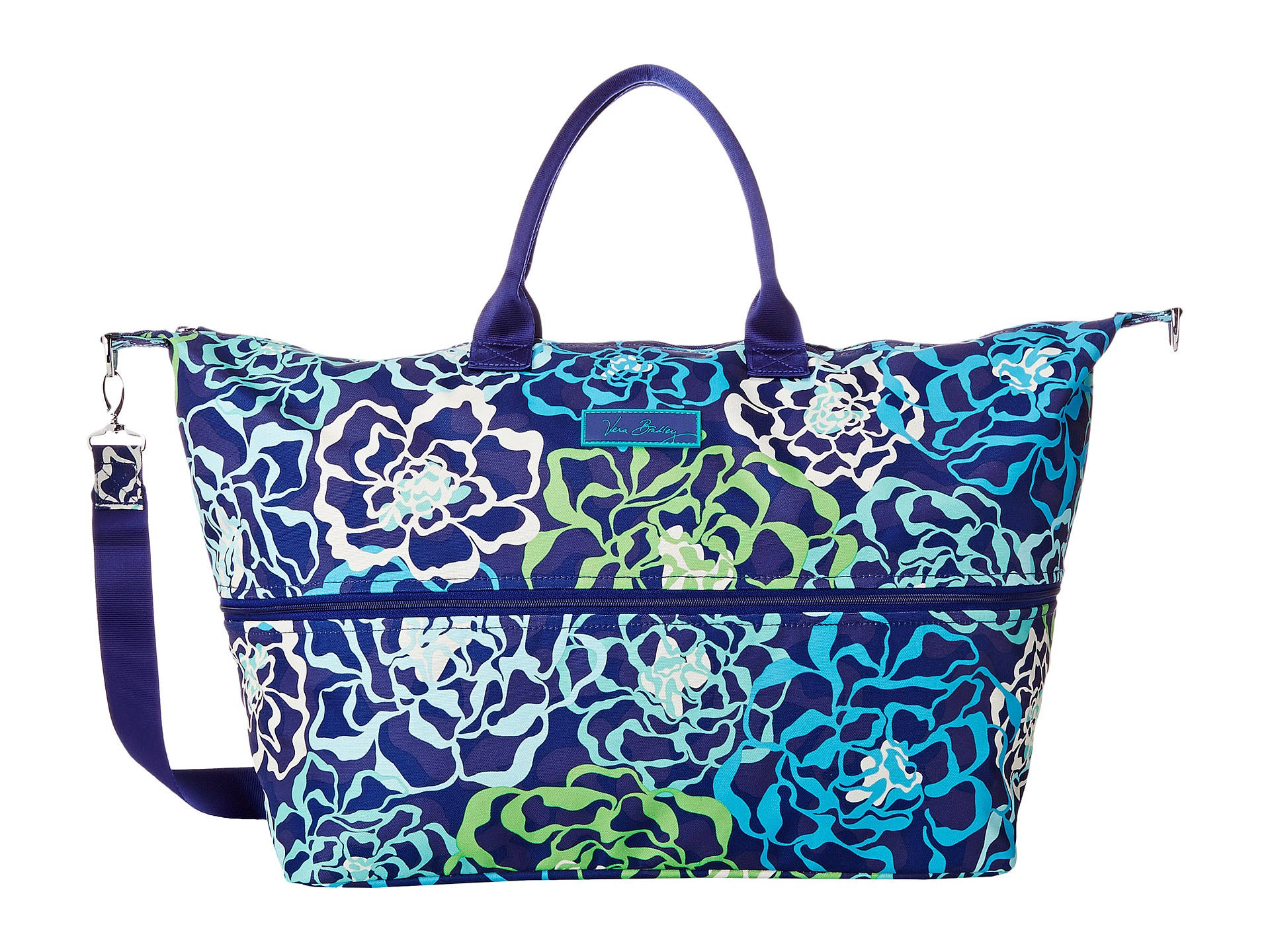 Vera Bradley Lighten Up Expandable Travel Bag in Blue (Katalina Blues)