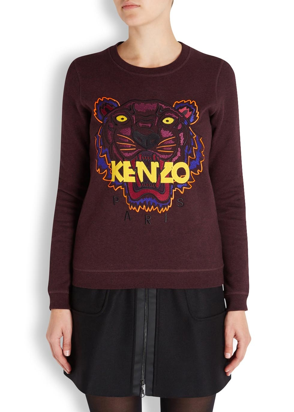 kenzo burgundy jumper