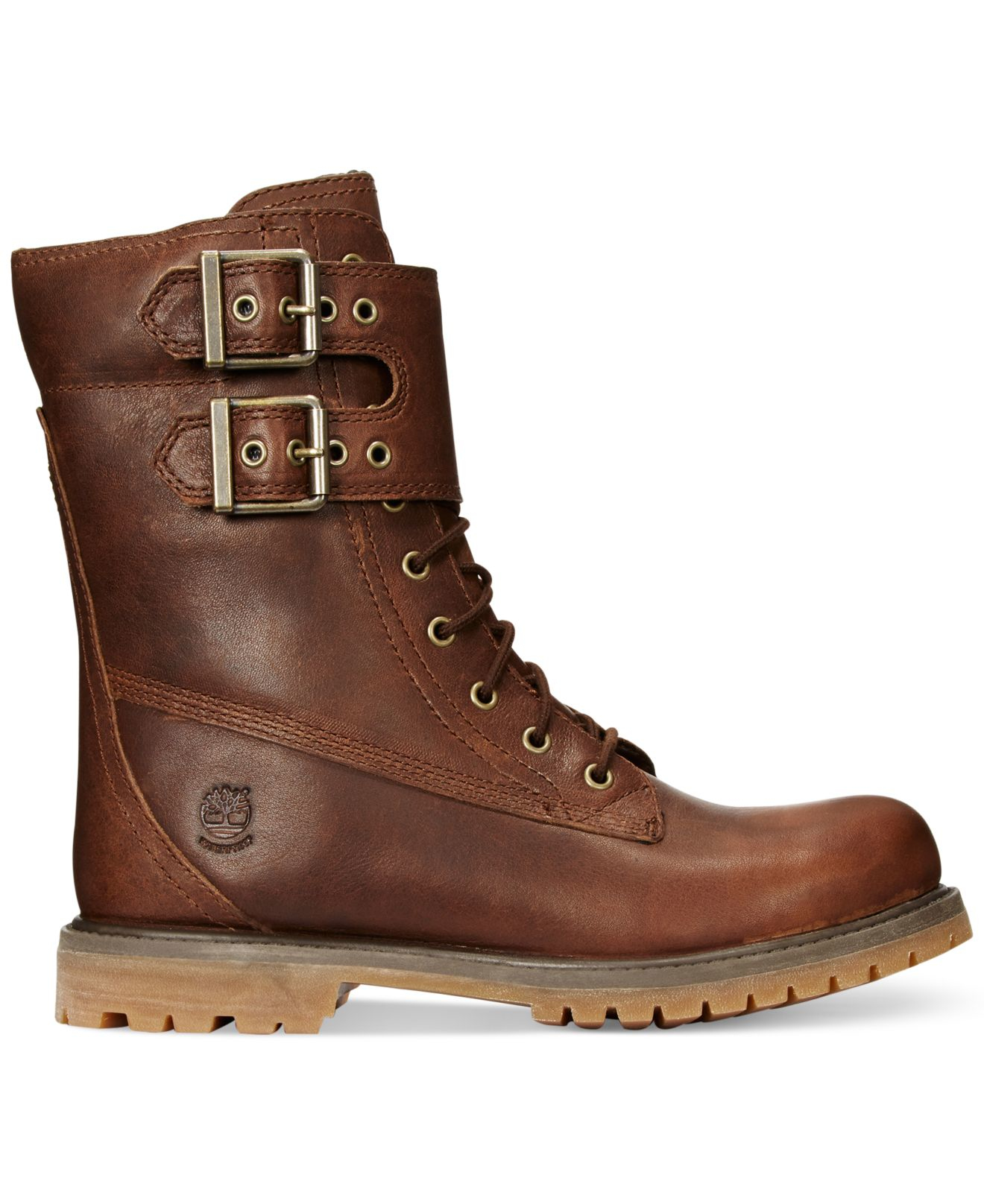 timberland double strap boots
