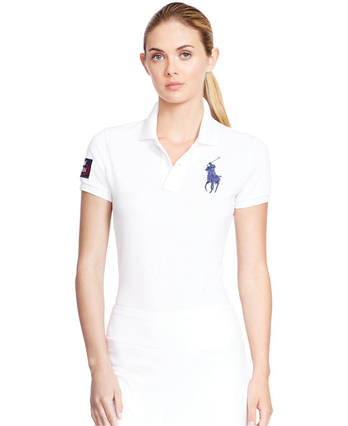 Lyst - Polo Ralph Lauren Us Open Big Pony Polo in White