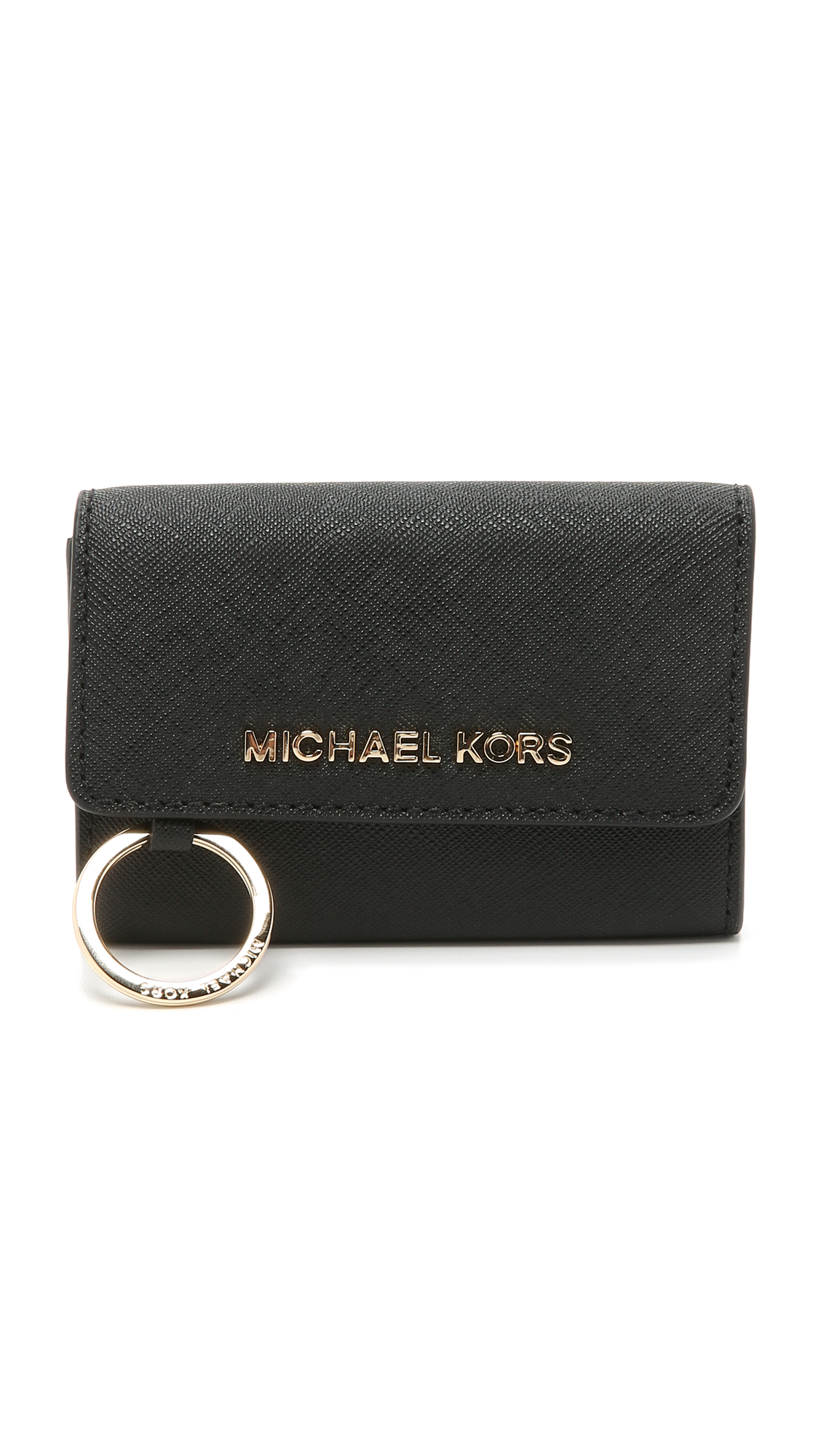MICHAEL Michael Kors Jet Set Coin Purse - Black - Lyst