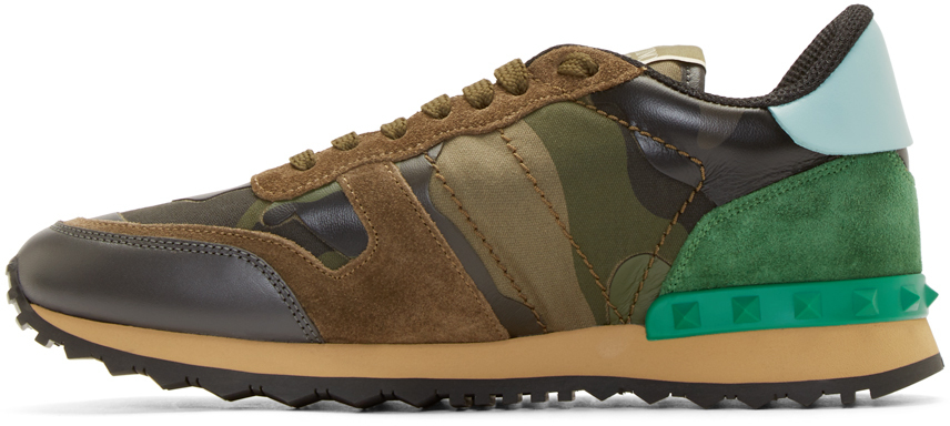 green camo valentino sneakers