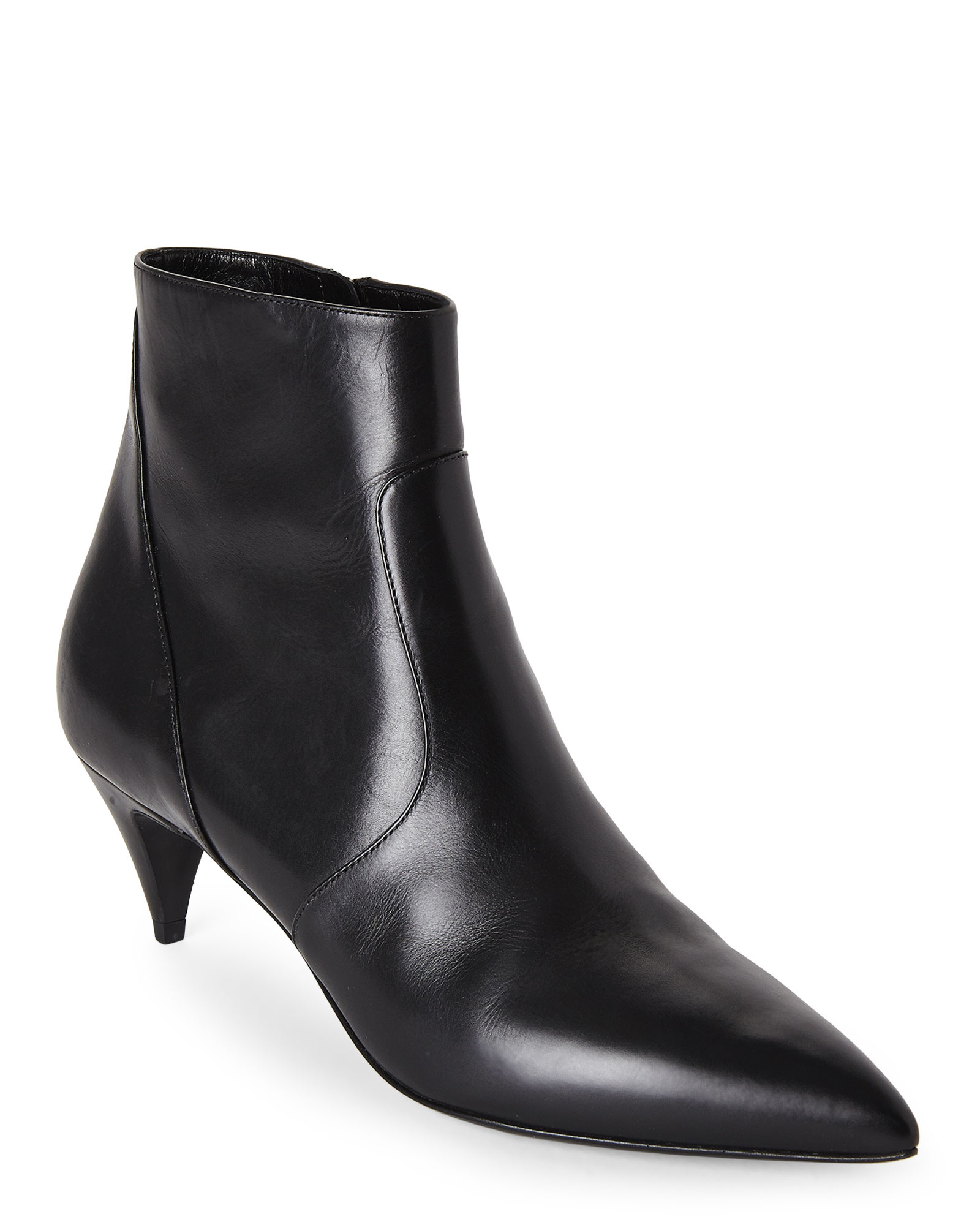 saint laurent kitten heel boots