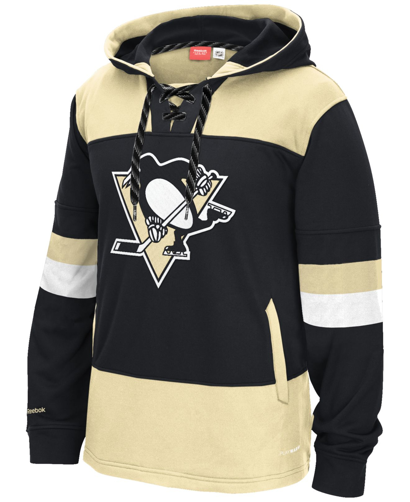 Download Reebok Synthetic Men's Pittsburgh Penguins Jersey Hoodie ...