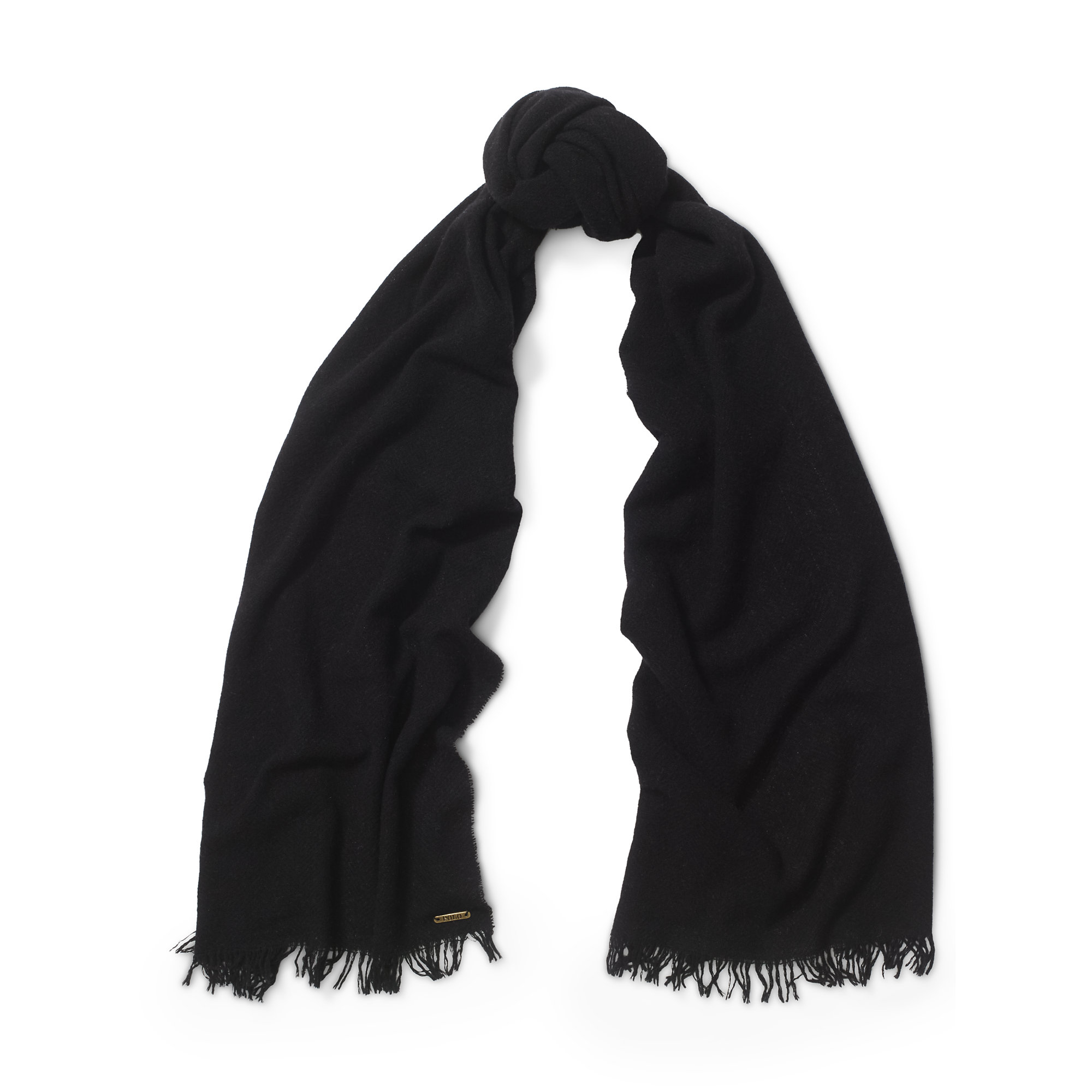 Polo ralph lauren Cashmere Herringbone Scarf in Black (polo black) Lyst