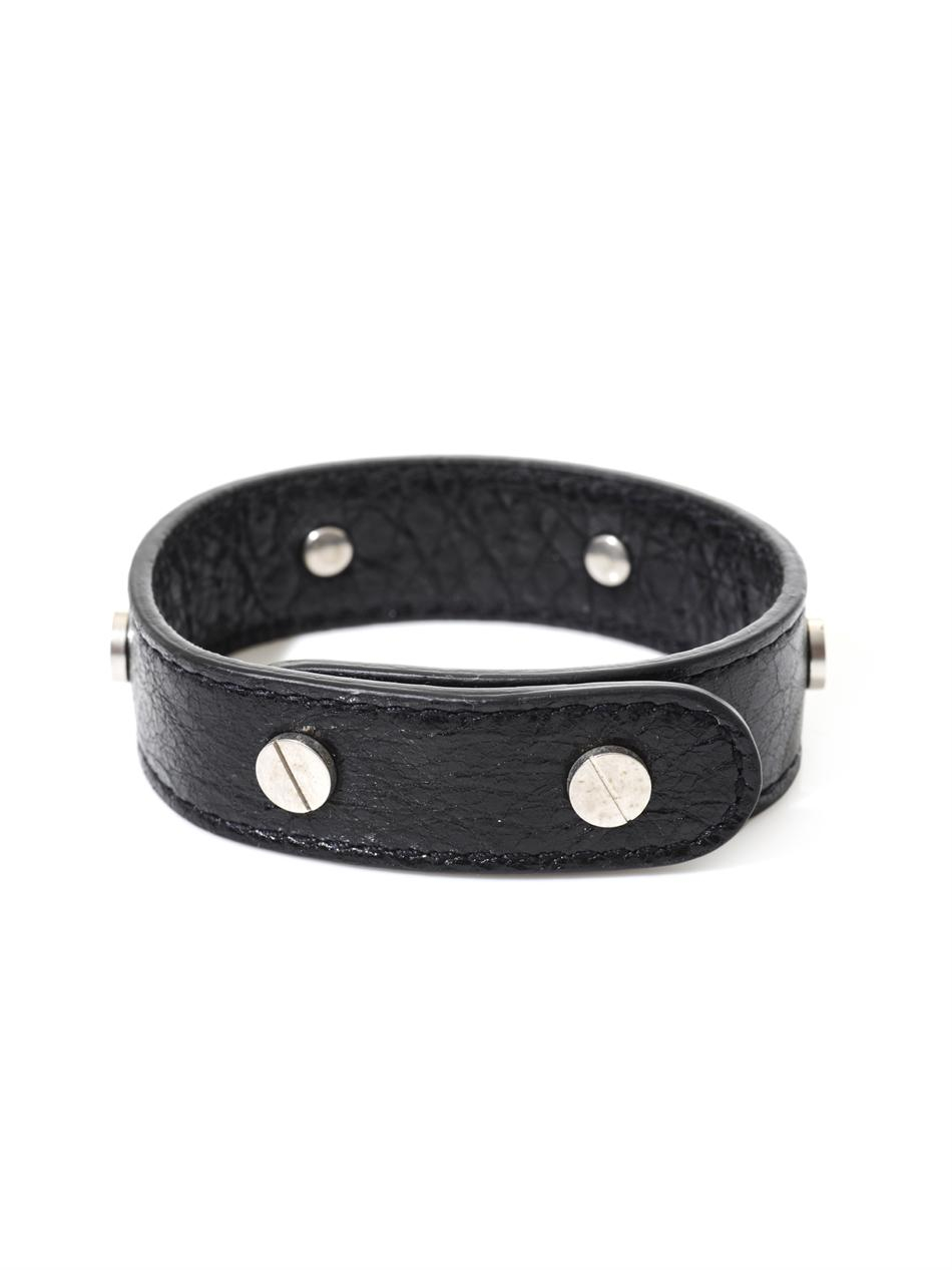 Details about   Black New 2 Row Design Studded High Quality Leather Wristband Made In UK