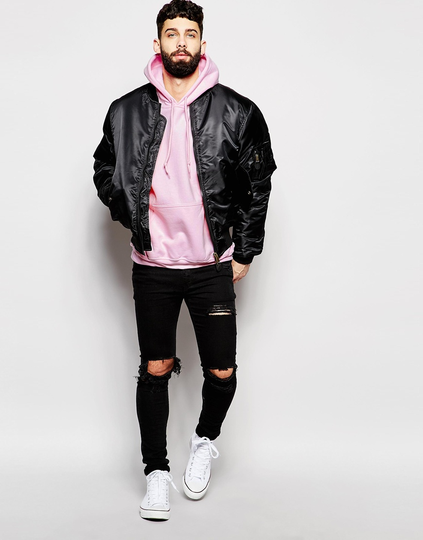 Download Reclaimed (vintage) Fleece Oversized Hoodie in Pink for ...