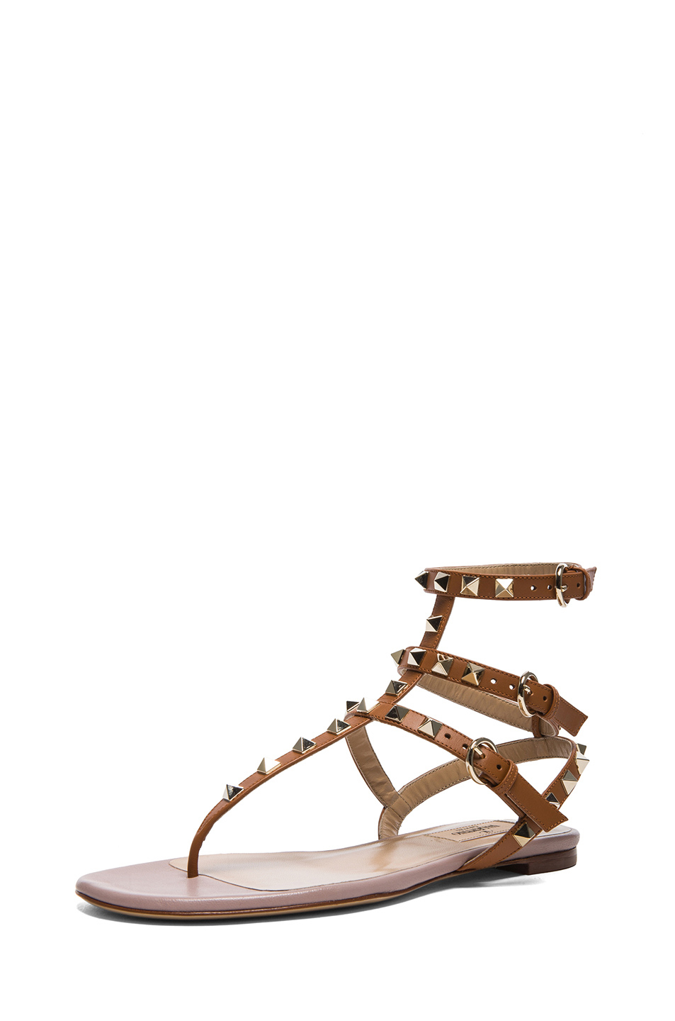 valentino rockstud cage sandals