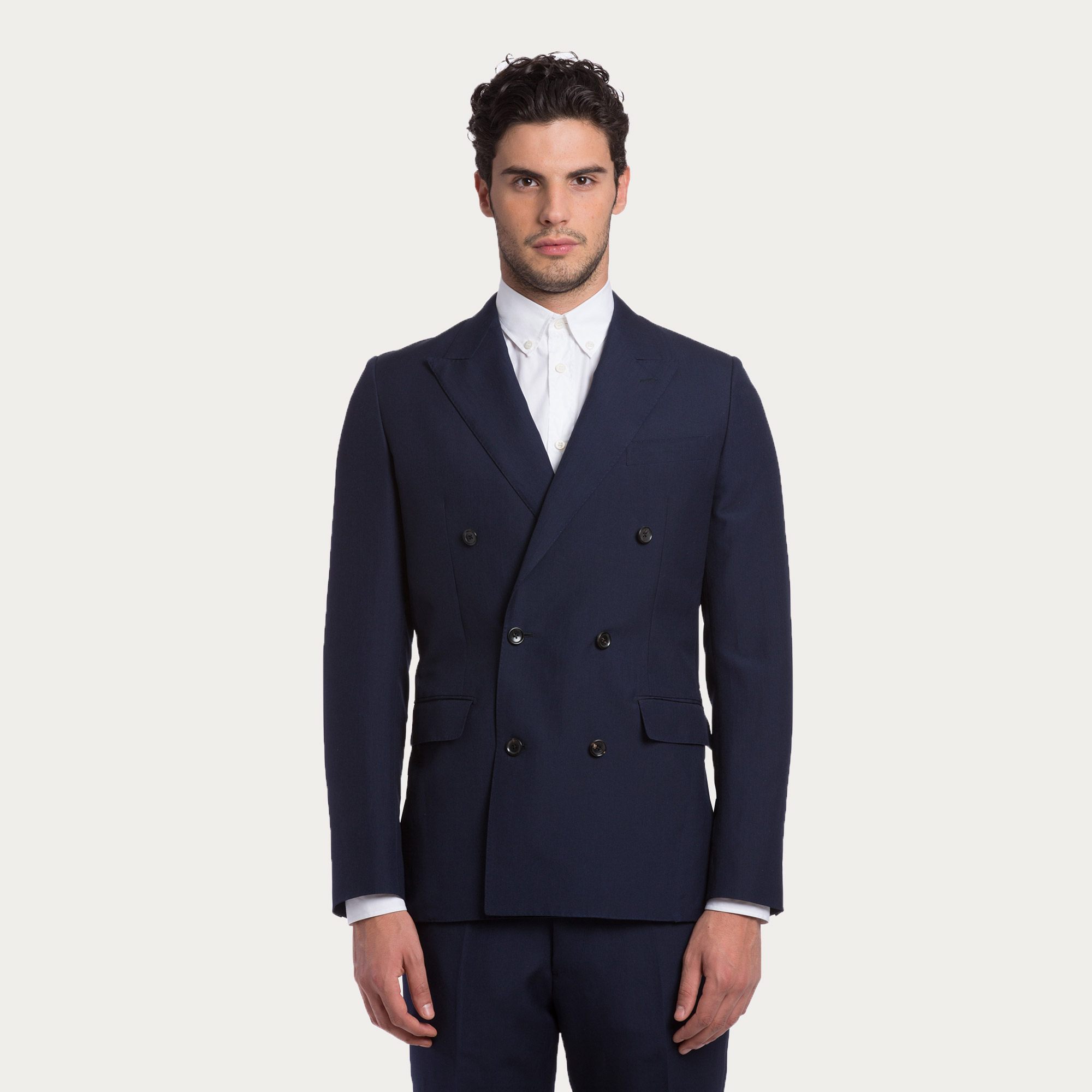 Bally Double-breasted Blazer in Blue for Men (navy) | Lyst