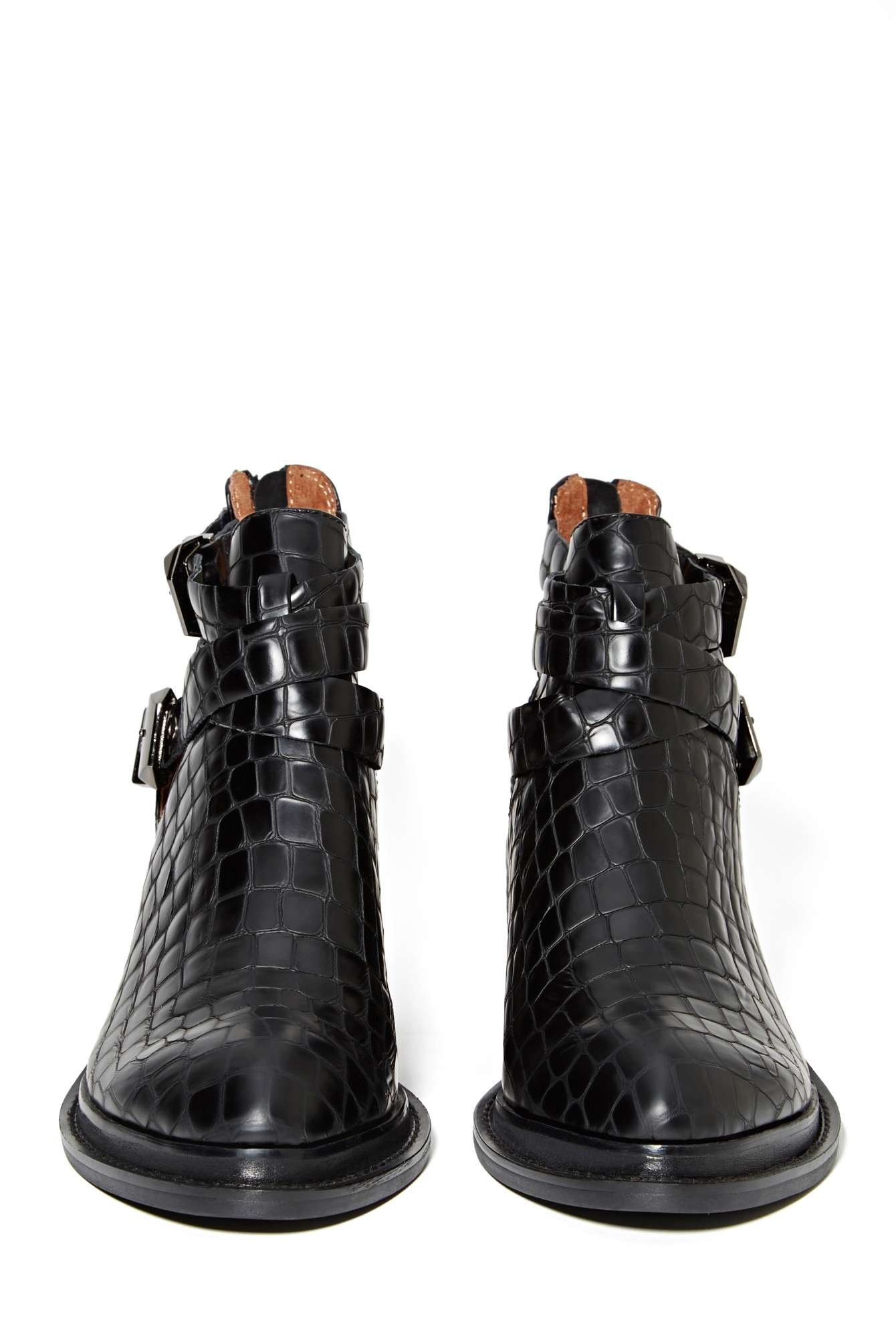 jeffrey campbell leather booties