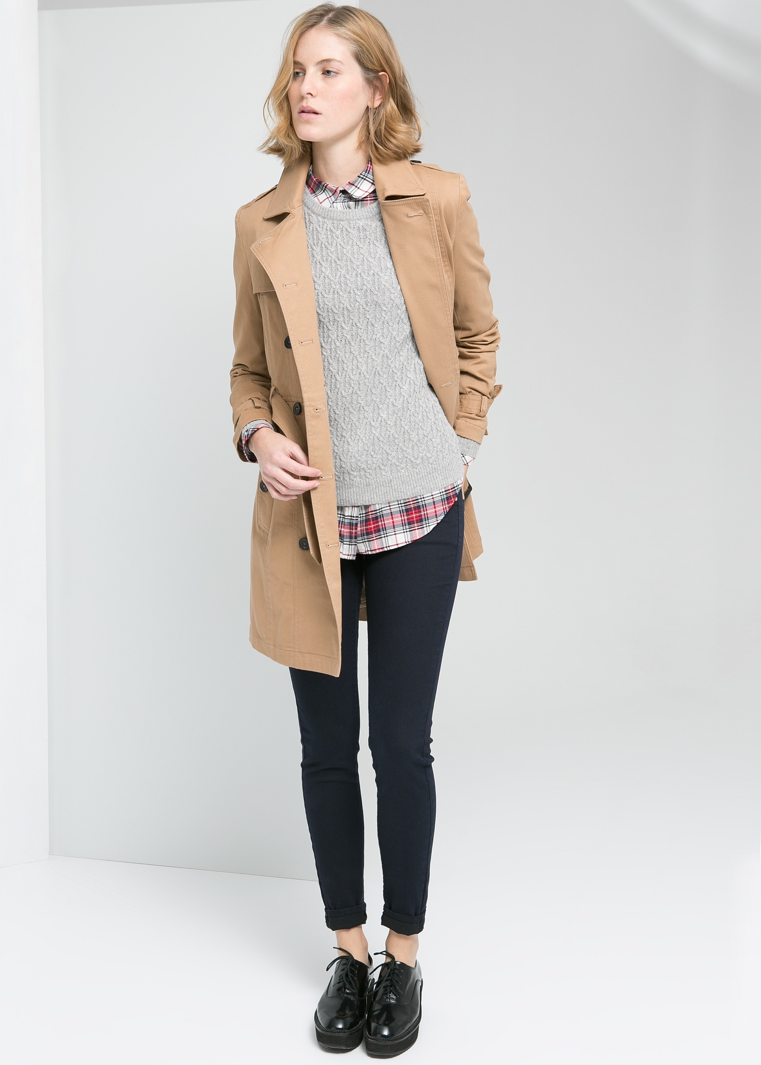women's trench coat mango