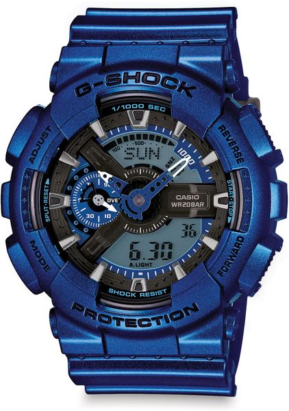 G-shock Neo-metallic Analog Digital Watch in Blue for Men | Lyst