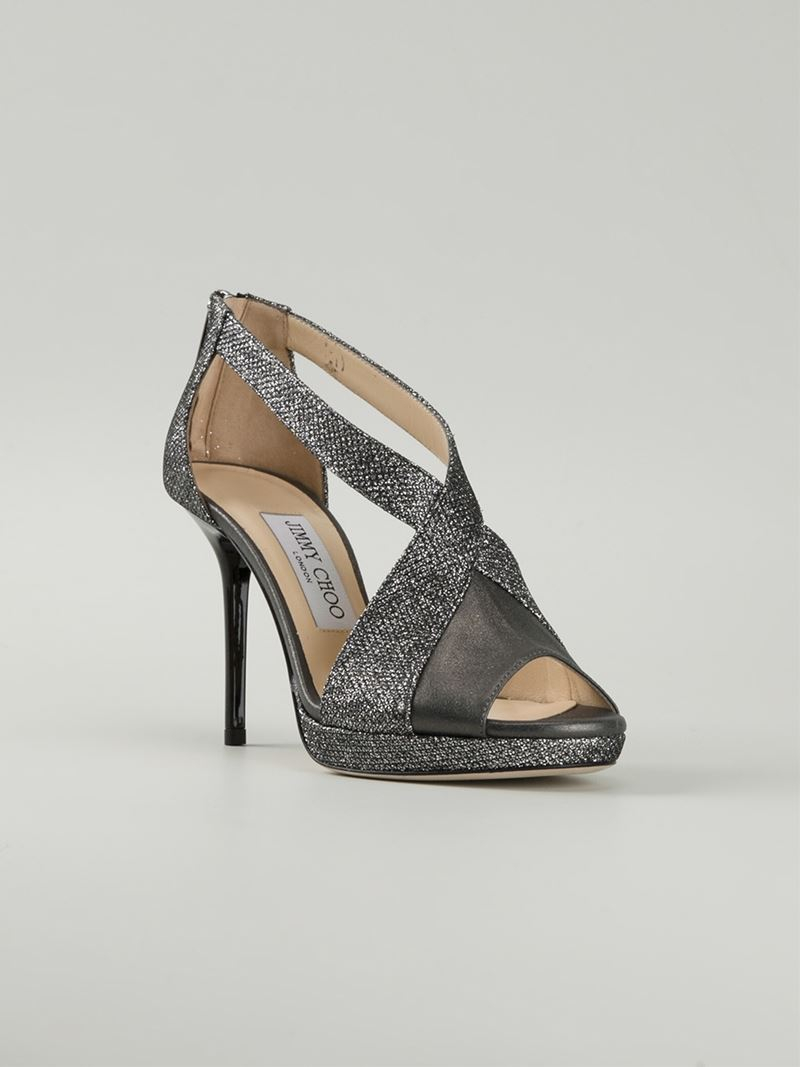 Jimmy Choo �vital� Sandals in Gray Lyst